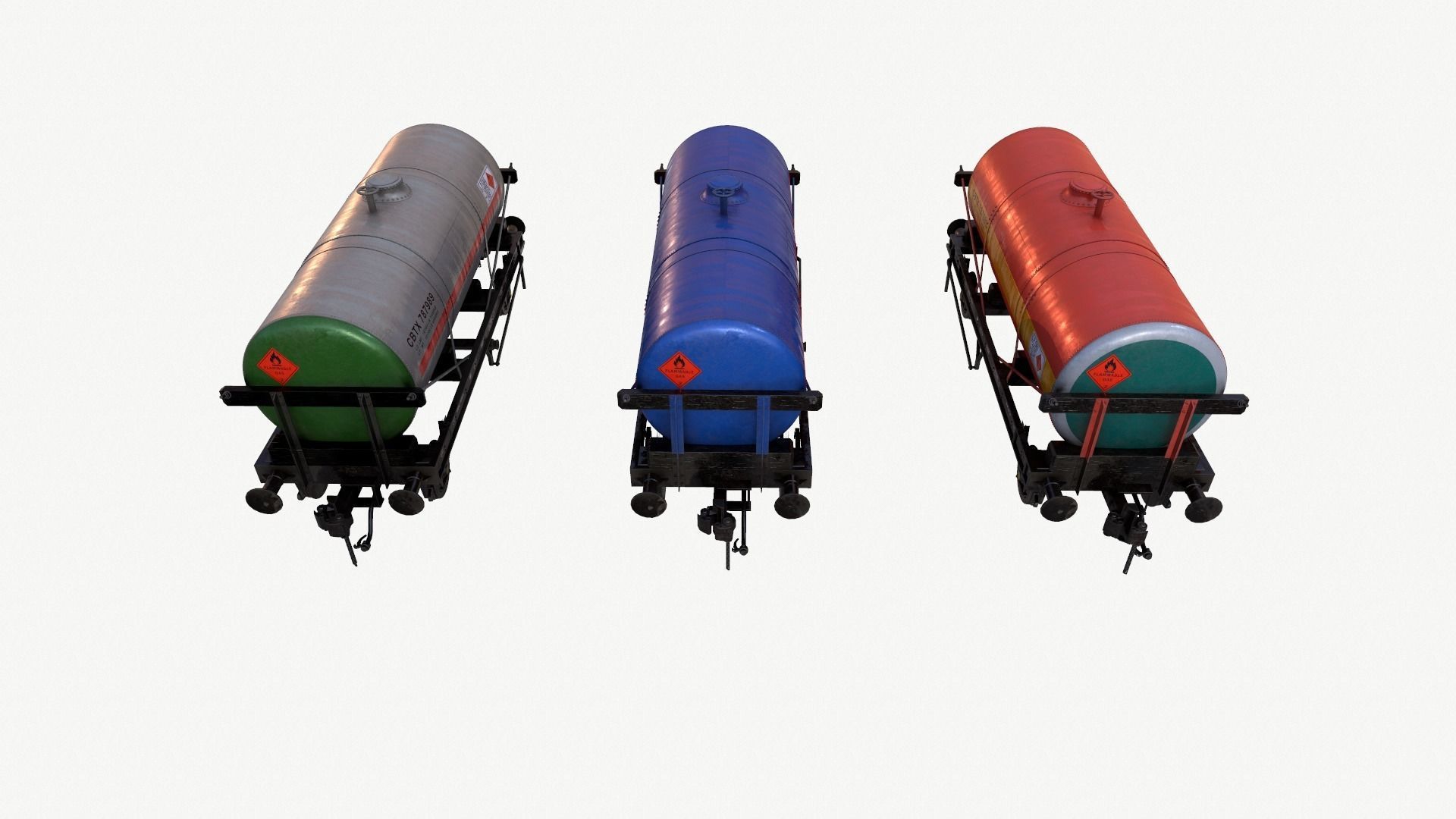 Rail Tanker 3D model_4