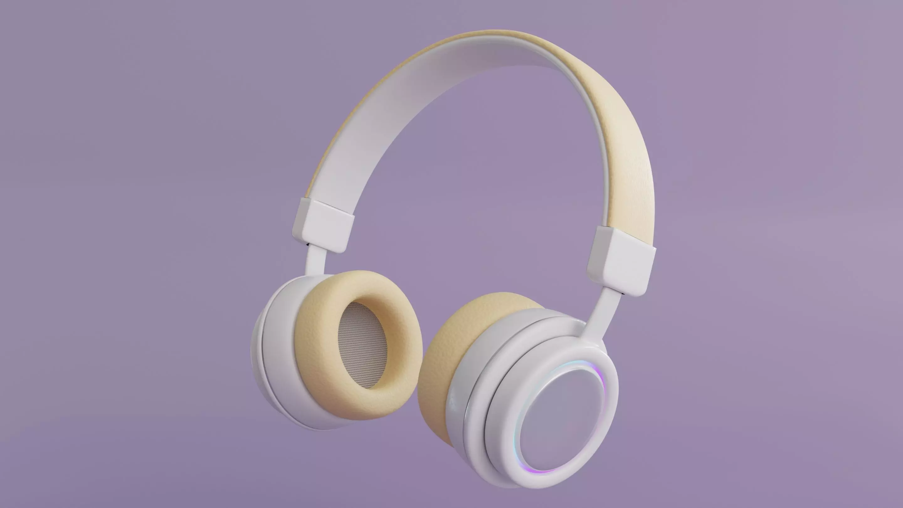 Headphones design 3D model_0