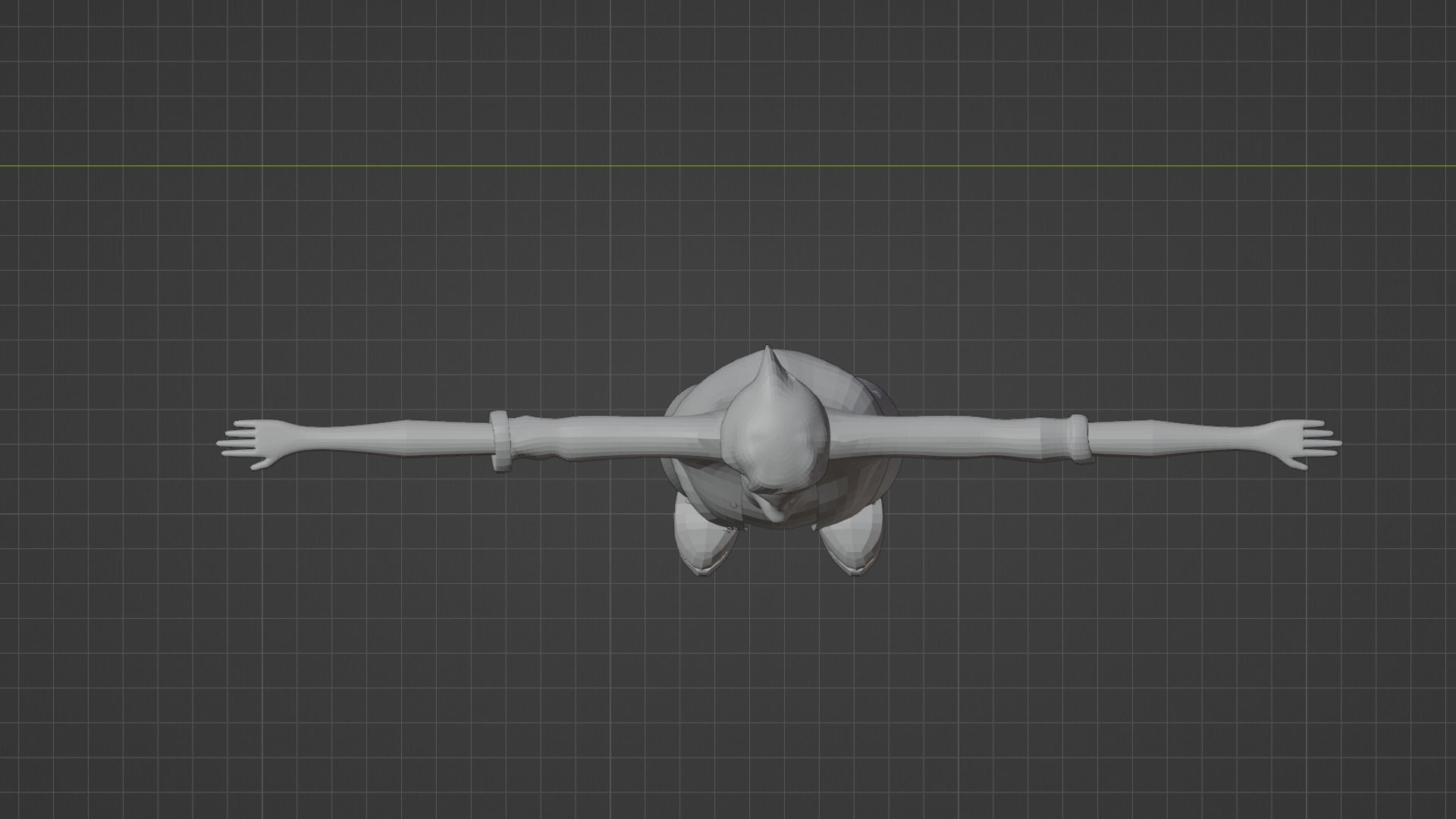 Low Poly Casual Male 3D model_4