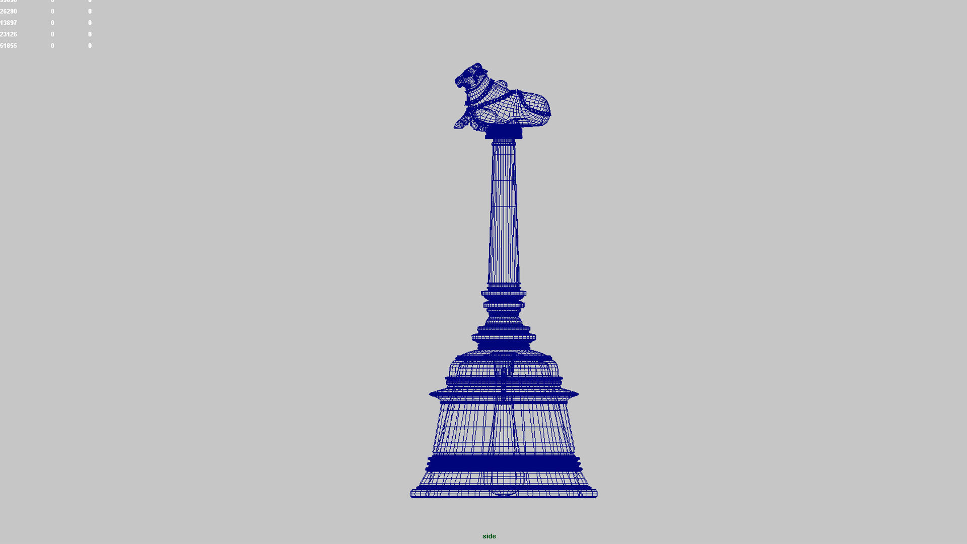 nandi bell 3D model_10
