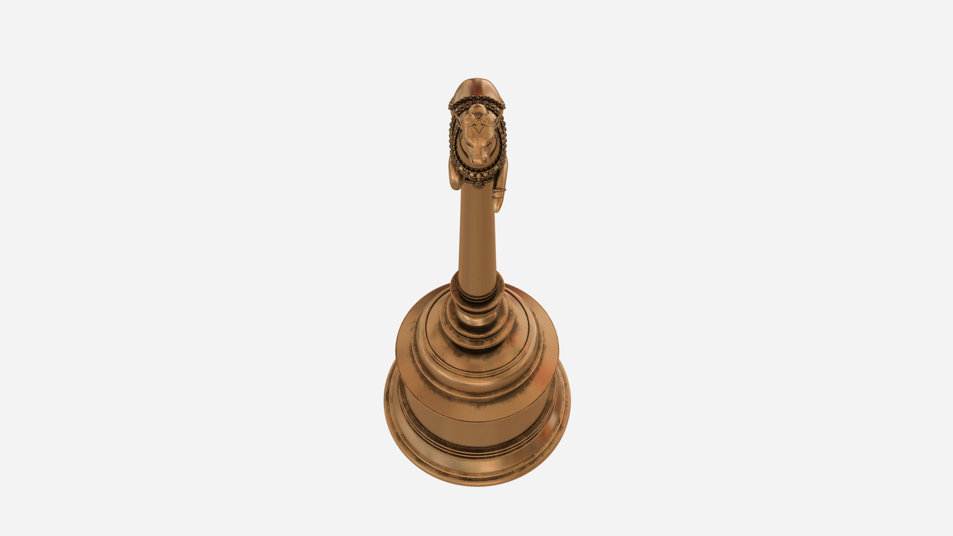 nandi bell 3D model_5