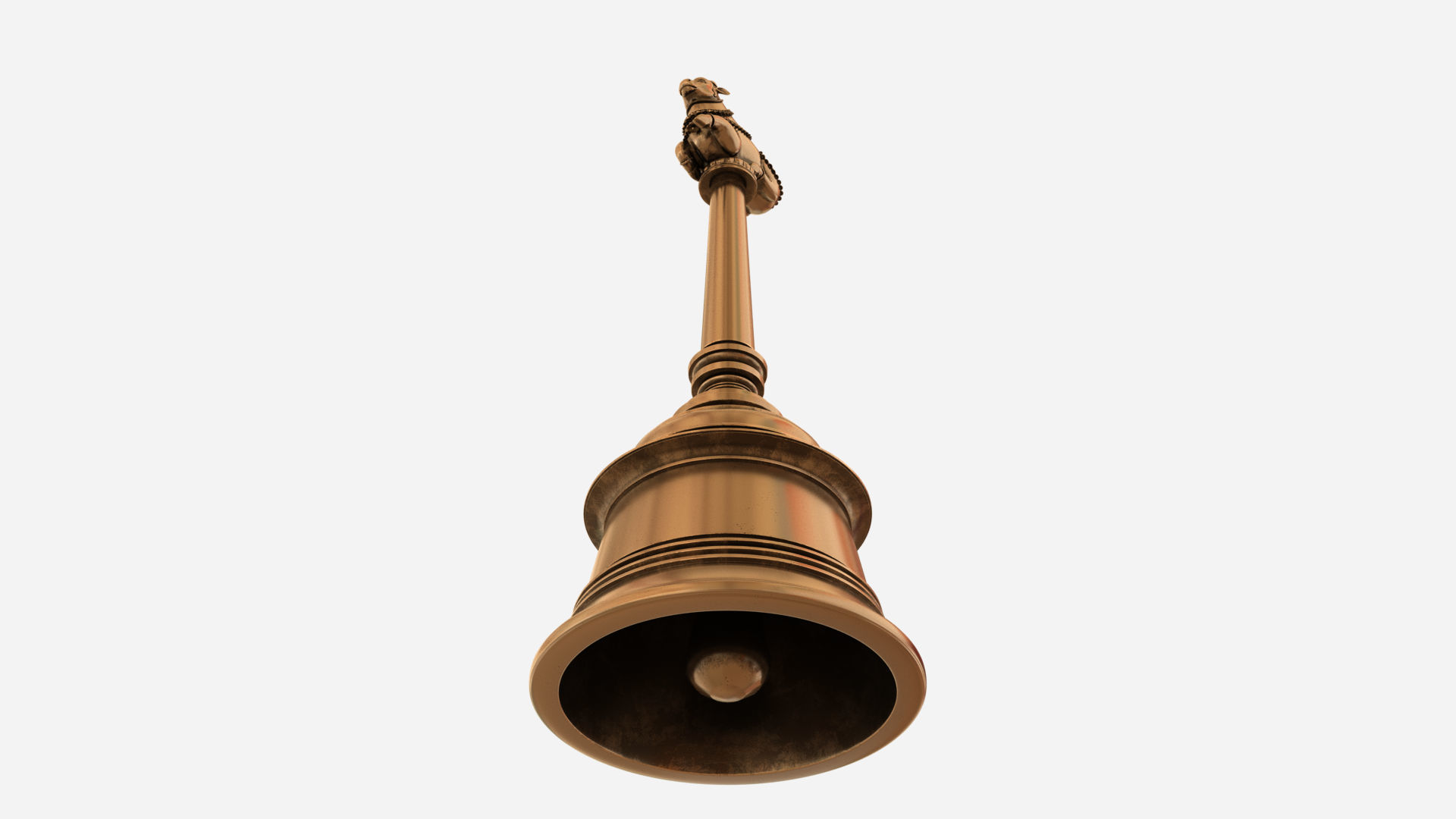 nandi bell 3D model_3