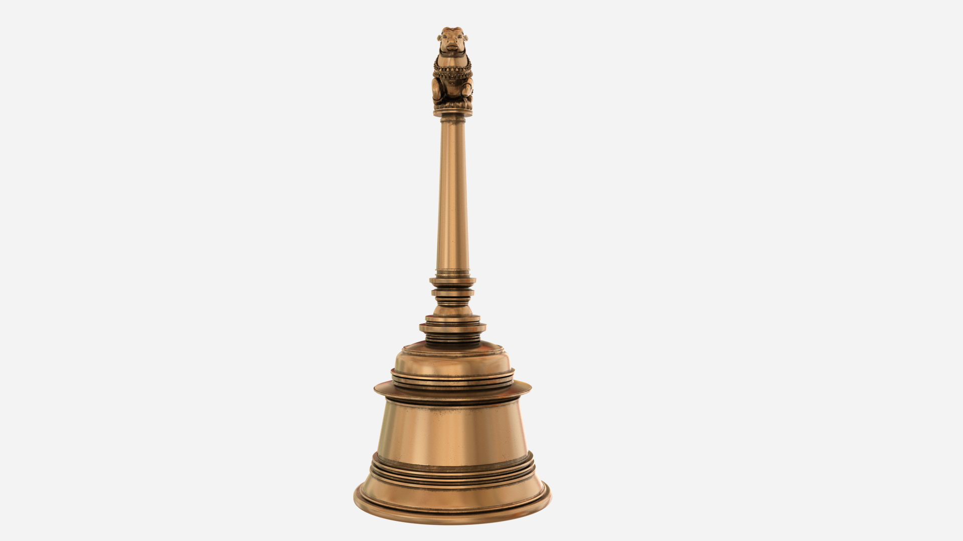 nandi bell 3D model_1