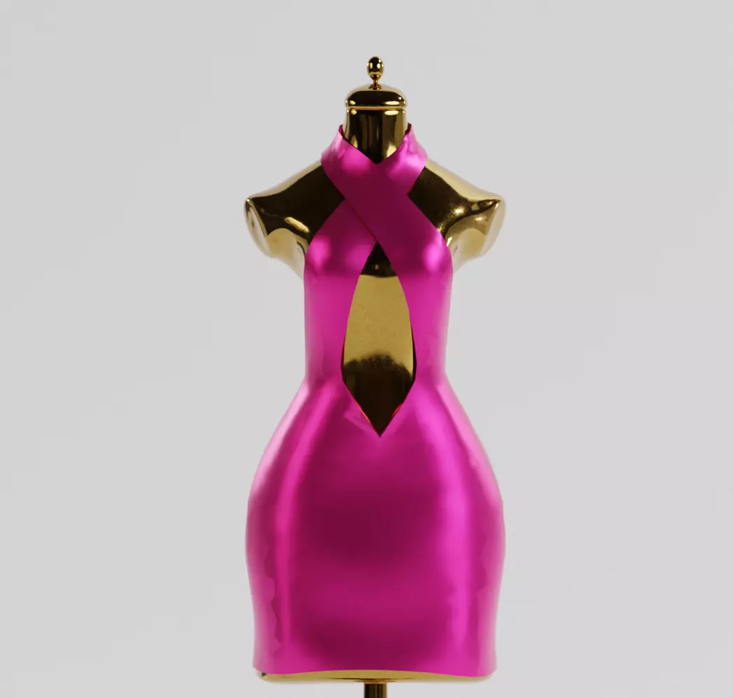 Bratz party DRESS 3D model