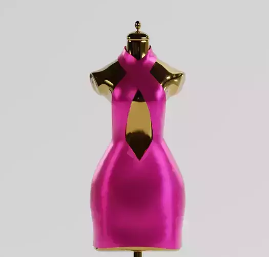 Bratz party DRESS 3D model