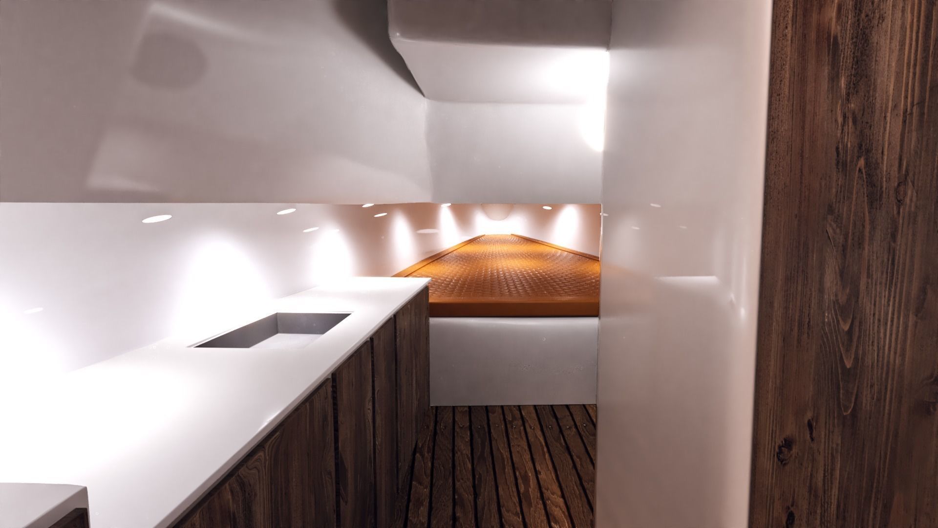 9m Rib boat 3D model_5