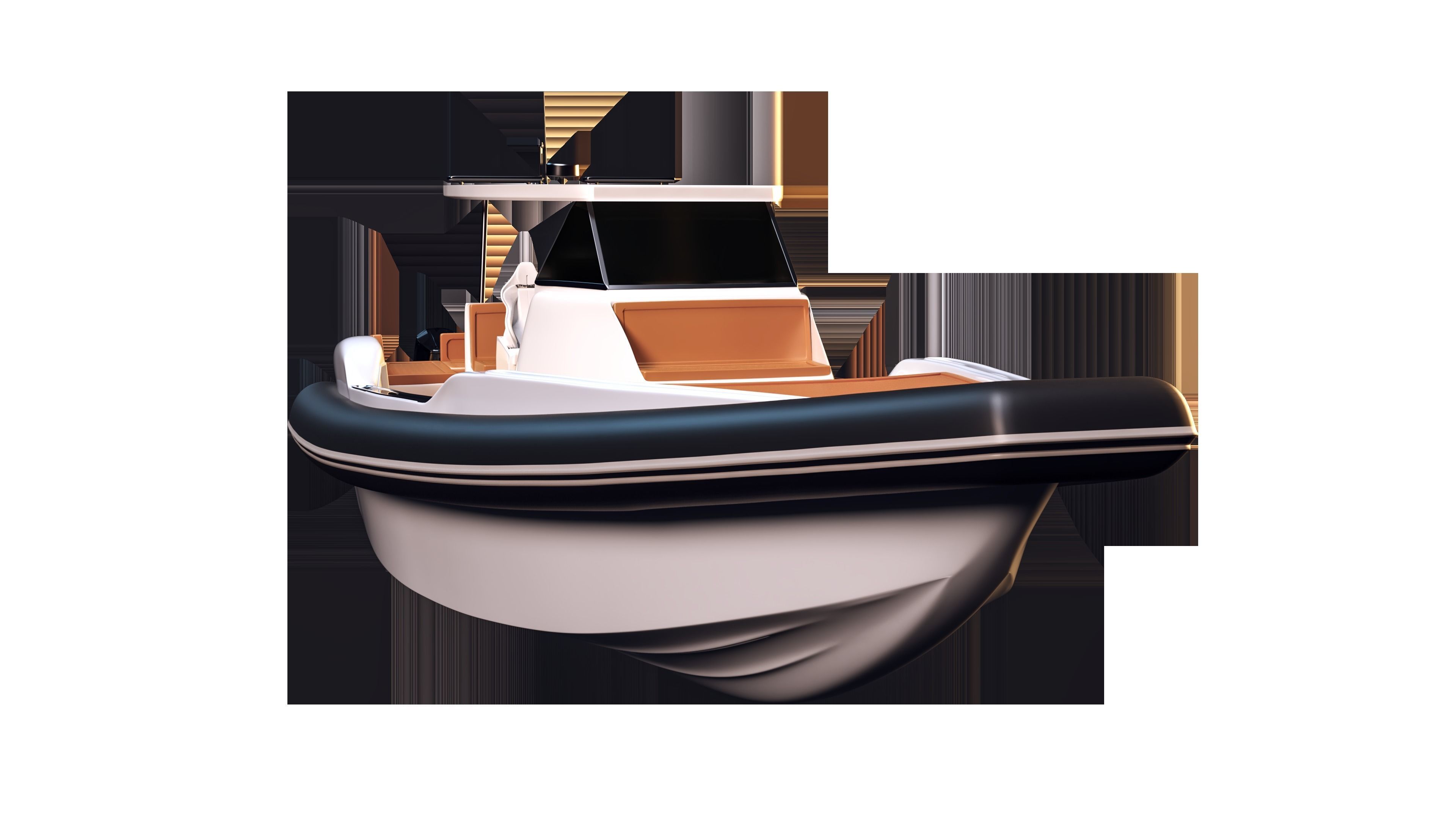 9m Rib boat 3D model_1