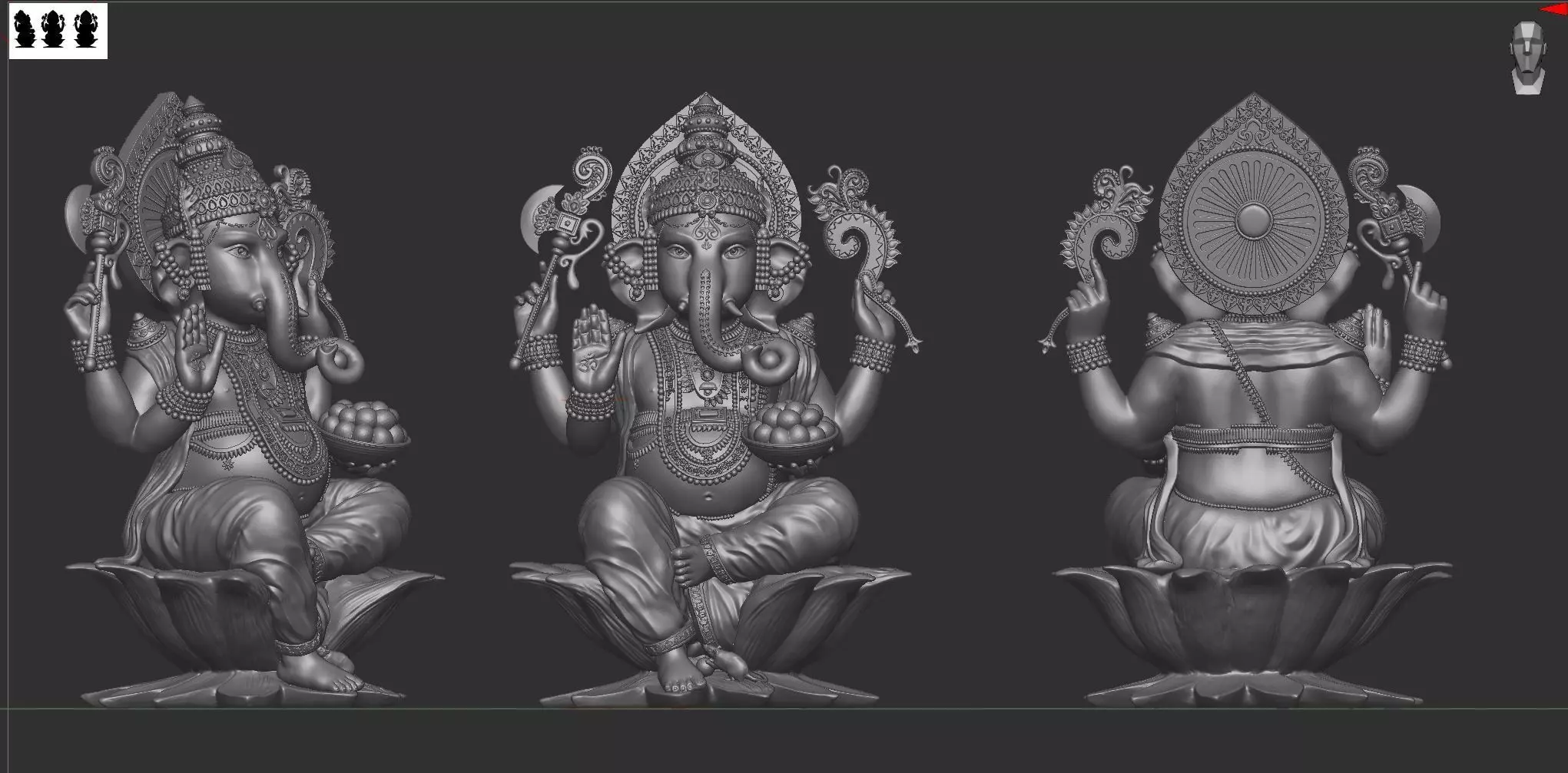 Ganesha 3D print model