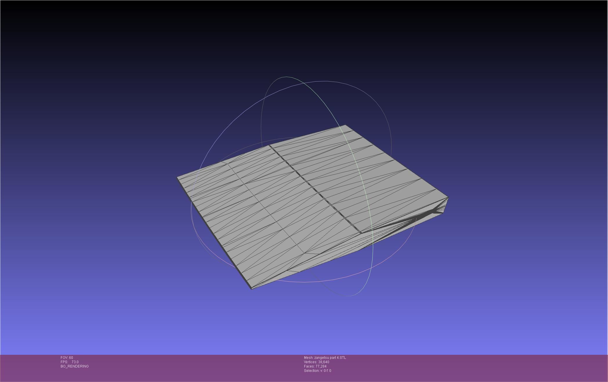 Bleach Ichigo Zangetsu Shikai Sword 3D print model_65