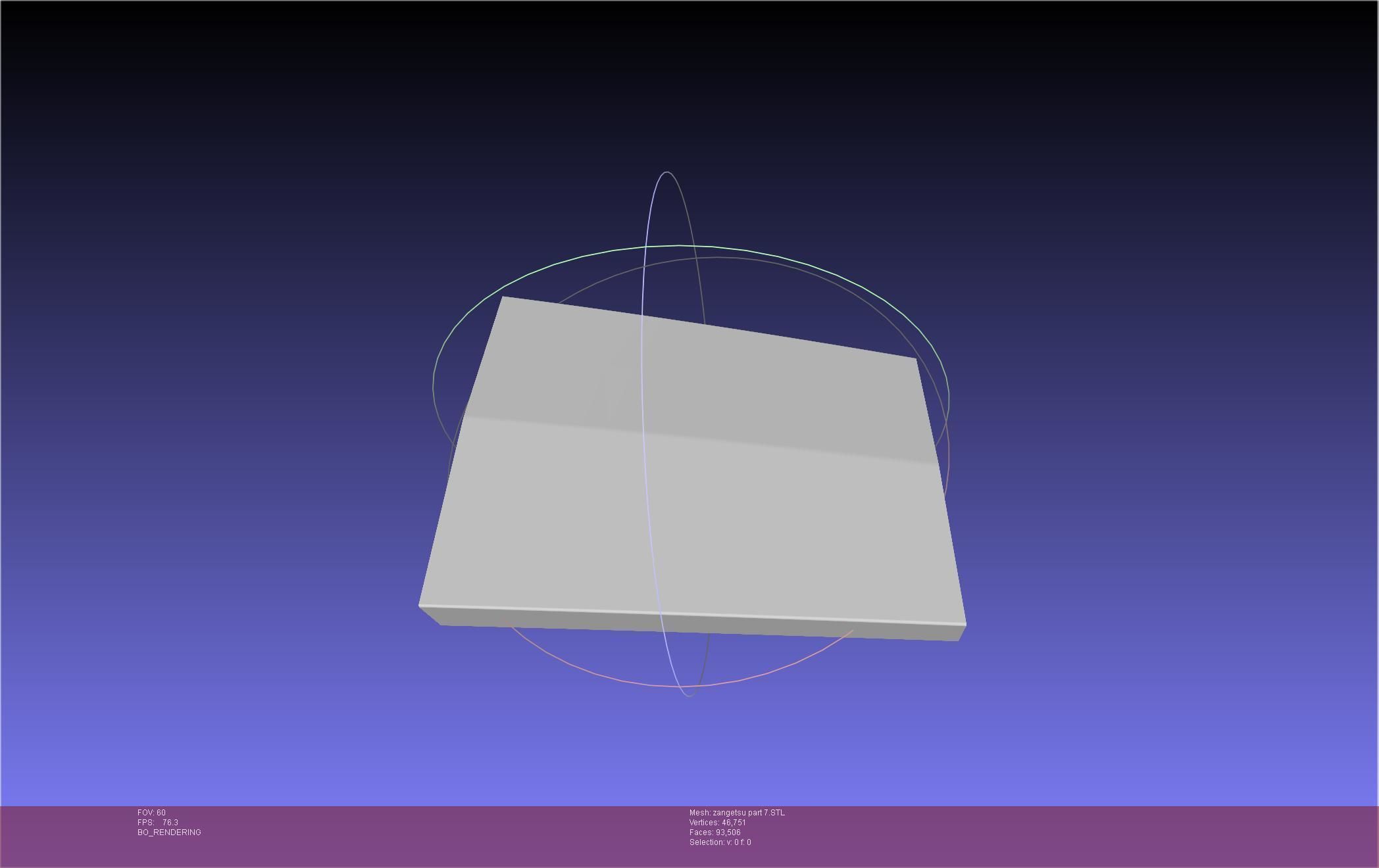 Bleach Ichigo Zangetsu Shikai Sword 3D print model_87