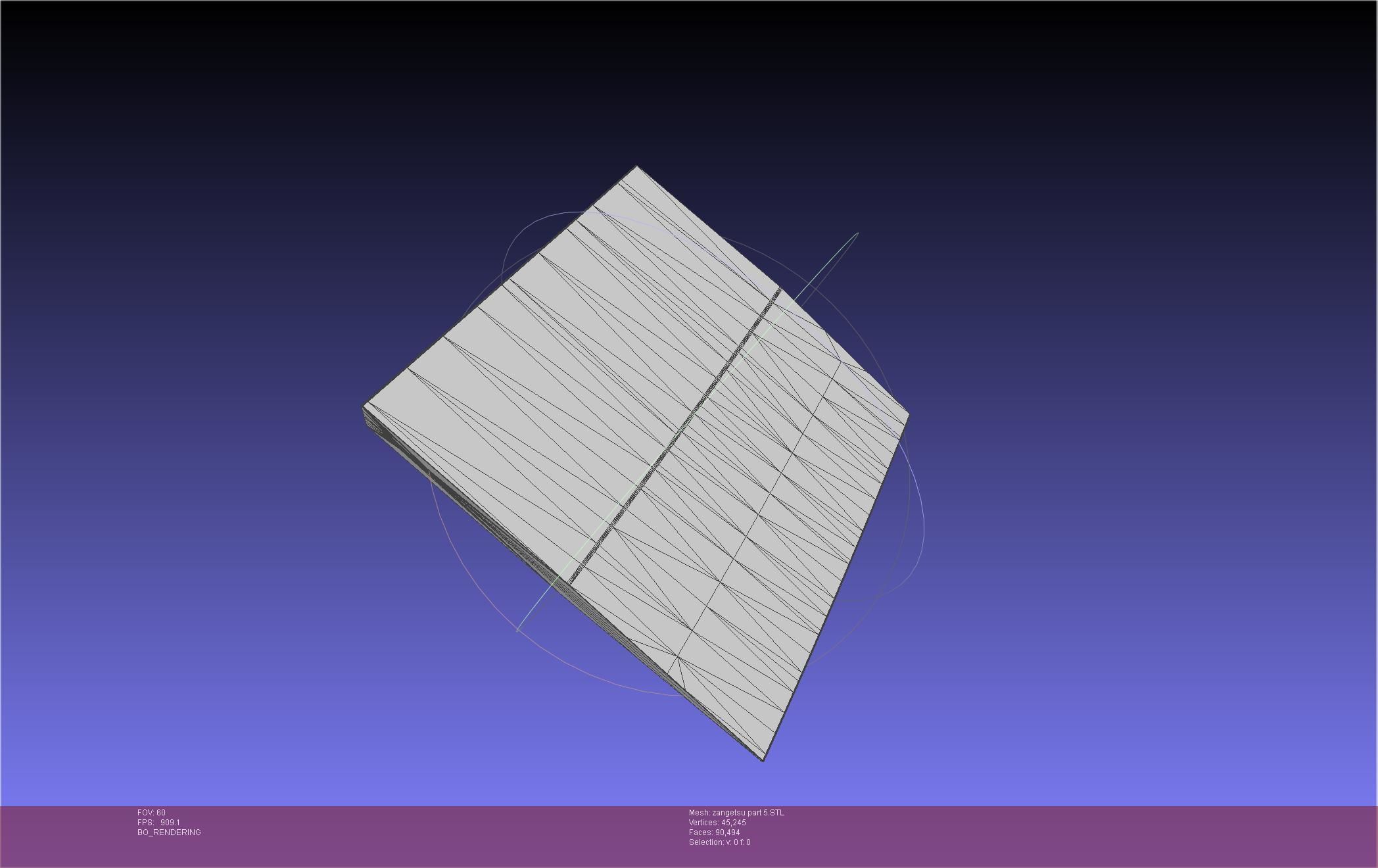 Bleach Ichigo Zangetsu Shikai Sword 3D print model_79