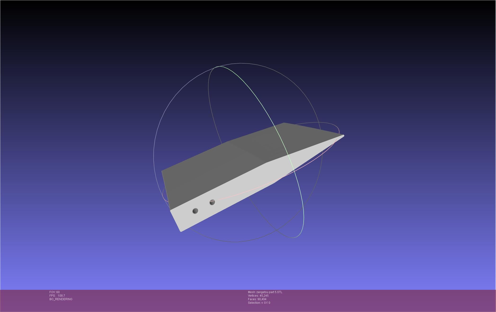 Bleach Ichigo Zangetsu Shikai Sword 3D print model_70