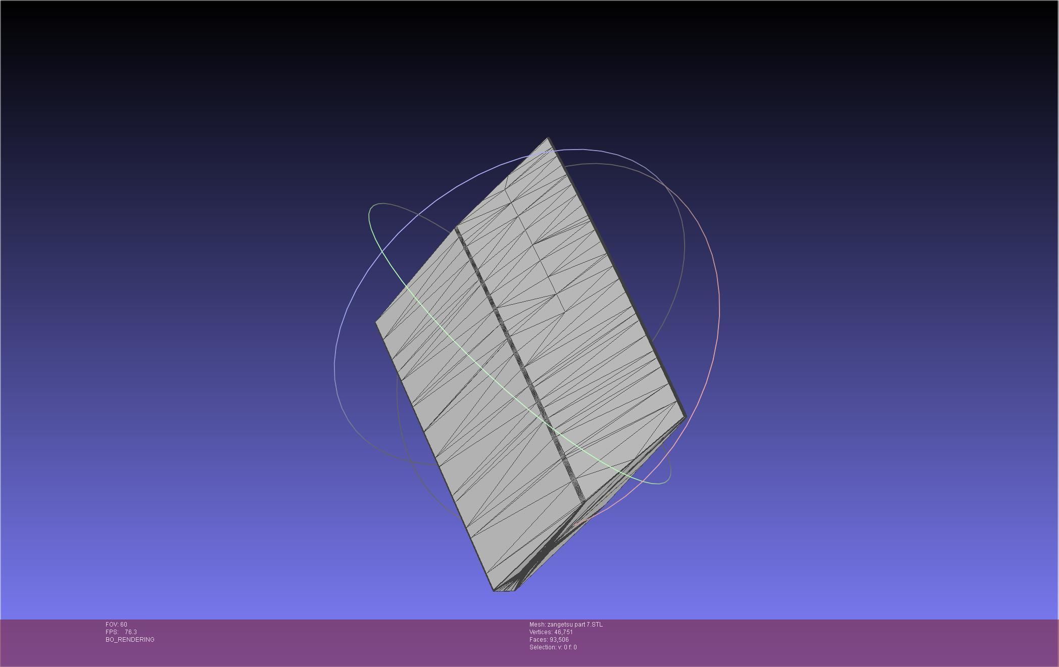 Bleach Ichigo Zangetsu Shikai Sword 3D print model_99