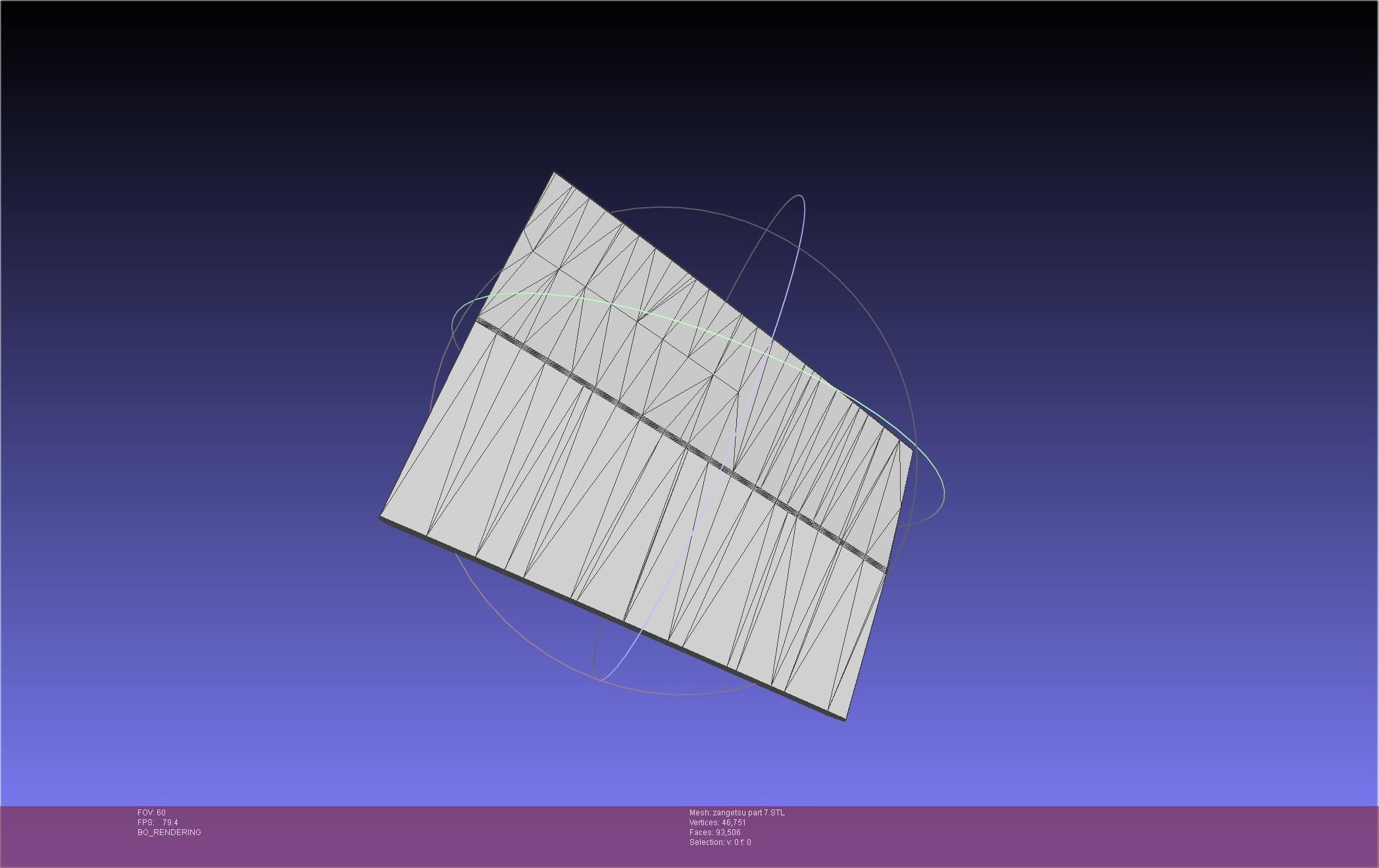 Bleach Ichigo Zangetsu Shikai Sword 3D print model_102