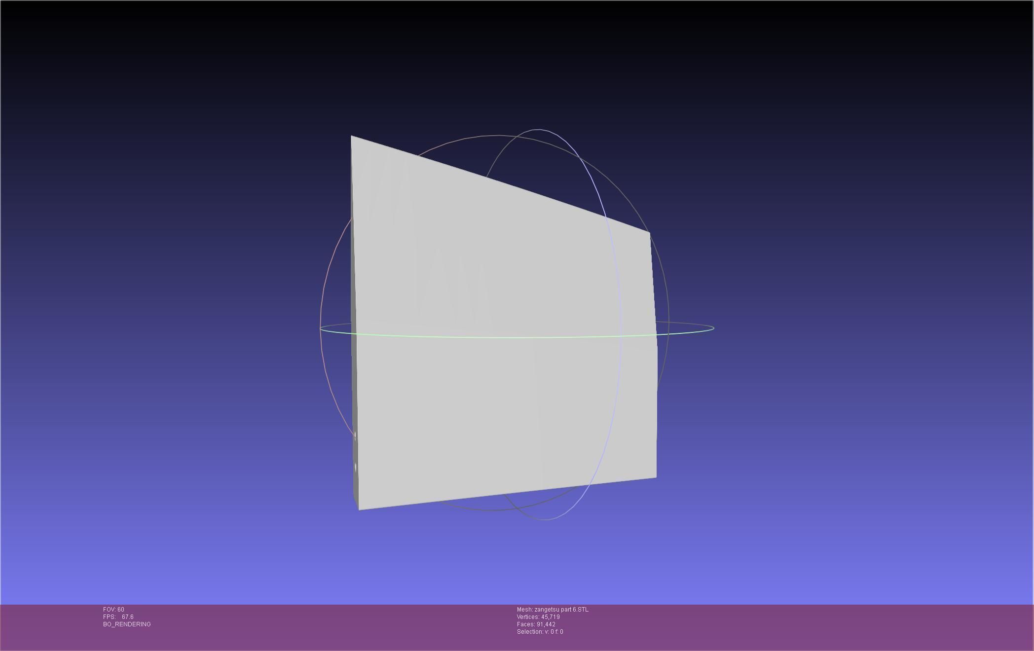 Bleach Ichigo Zangetsu Shikai Sword 3D print model_83