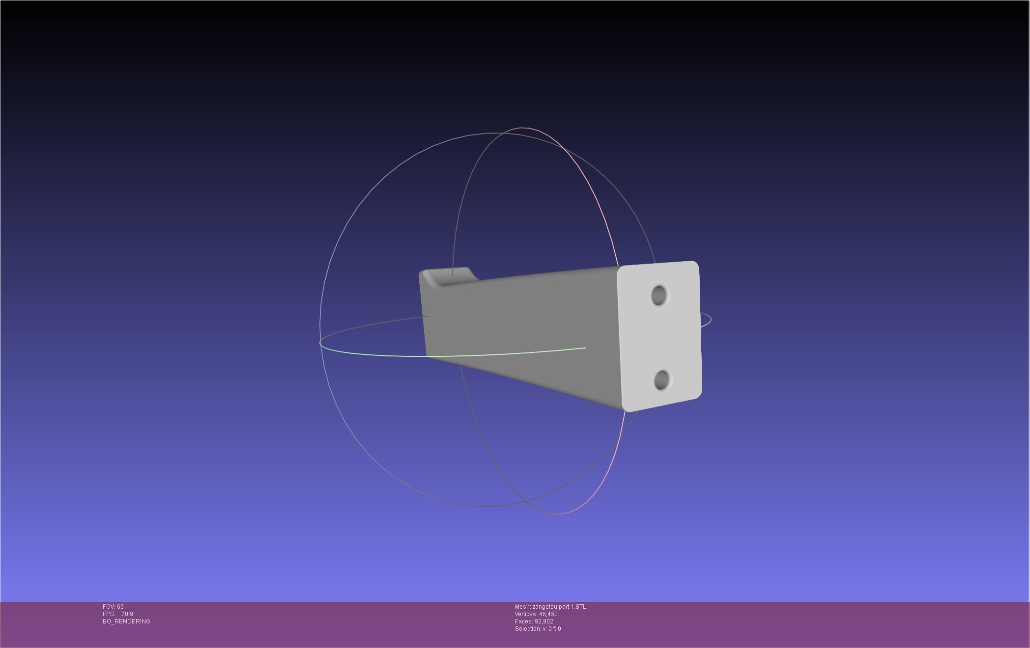 Bleach Ichigo Zangetsu Shikai Sword 3D print model_46