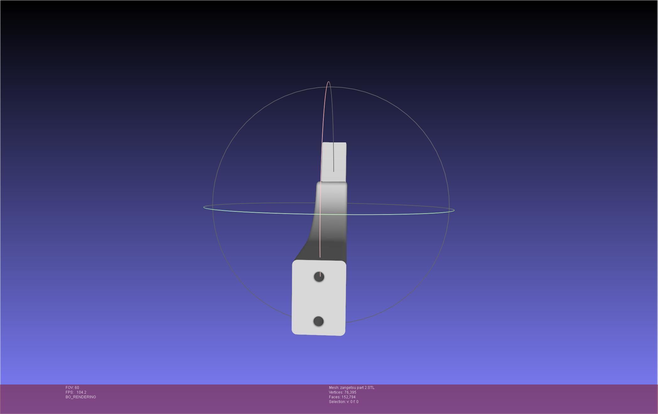 Bleach Ichigo Zangetsu Shikai Sword 3D print model_50