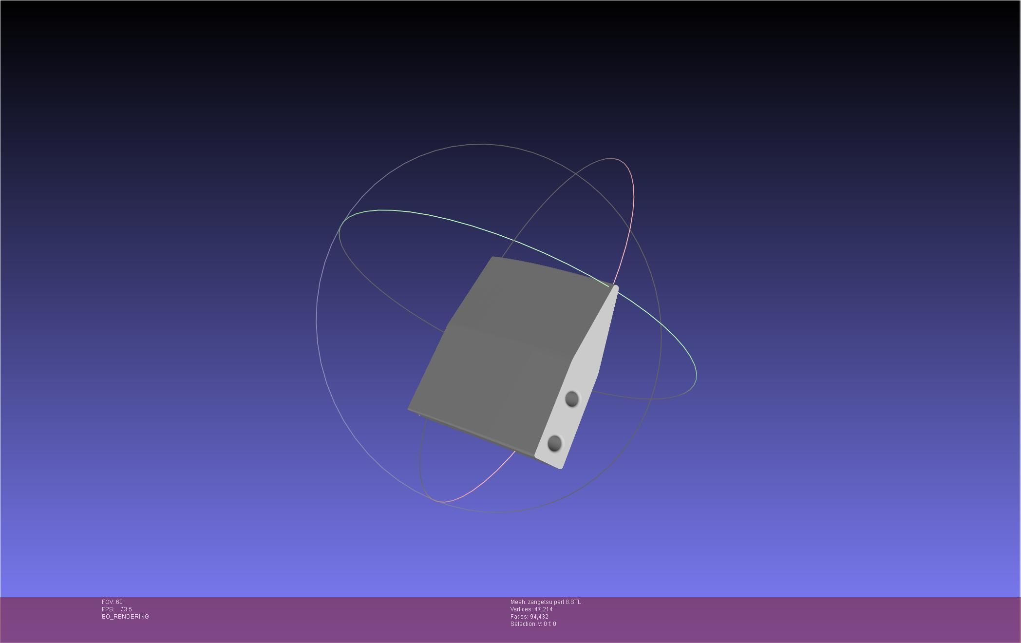 Bleach Ichigo Zangetsu Shikai Sword 3D print model_94