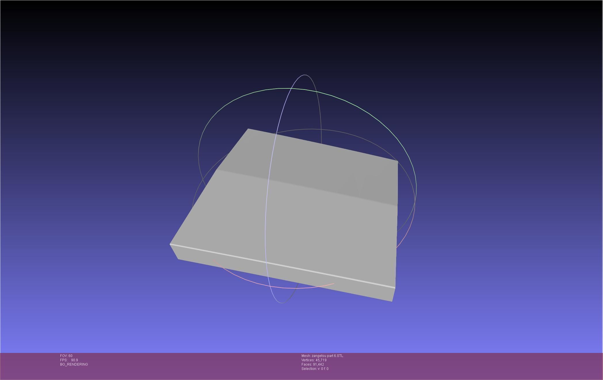 Bleach Ichigo Zangetsu Shikai Sword 3D print model_73