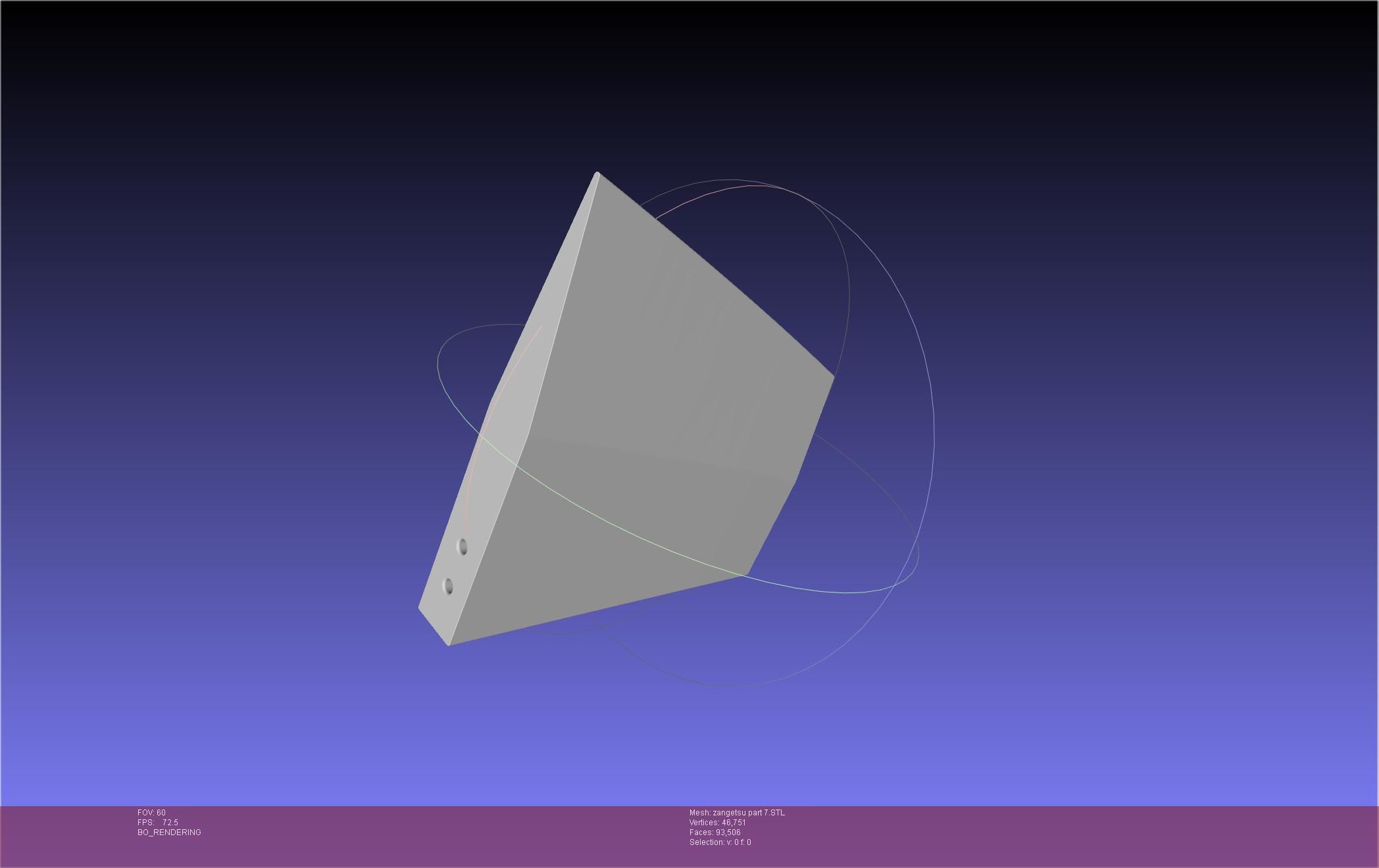 Bleach Ichigo Zangetsu Shikai Sword 3D print model_96