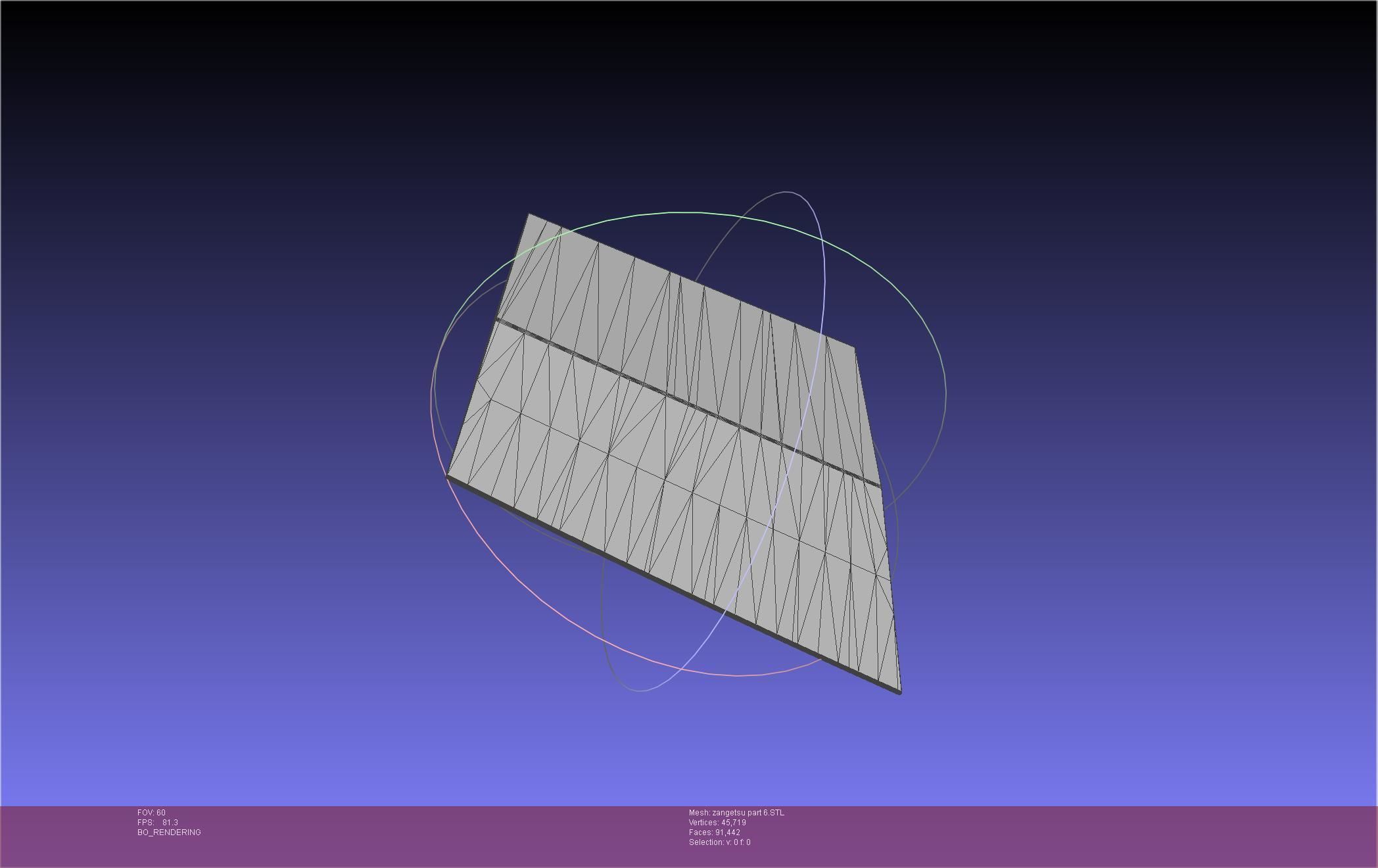 Bleach Ichigo Zangetsu Shikai Sword 3D print model_84