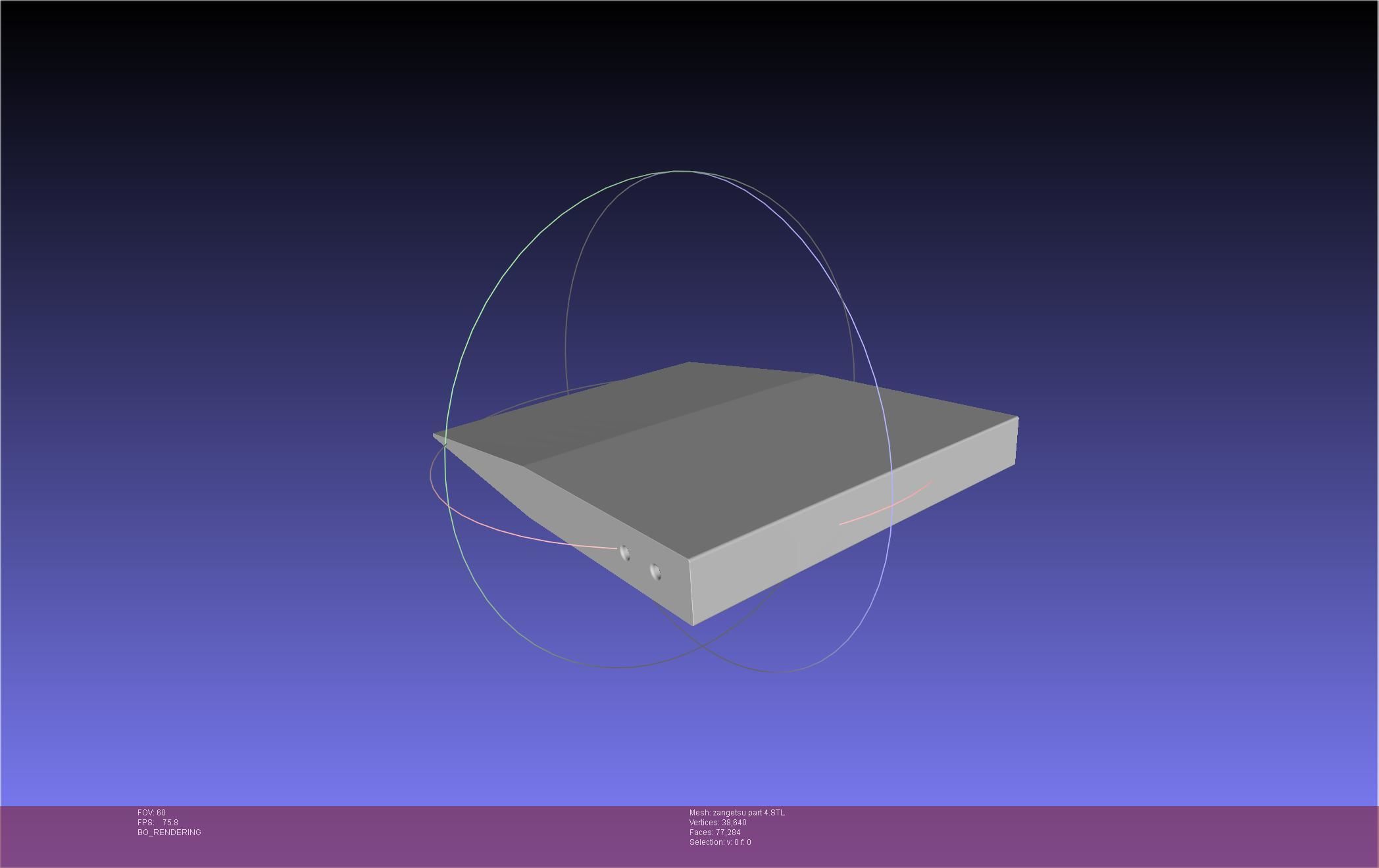 Bleach Ichigo Zangetsu Shikai Sword 3D print model_62