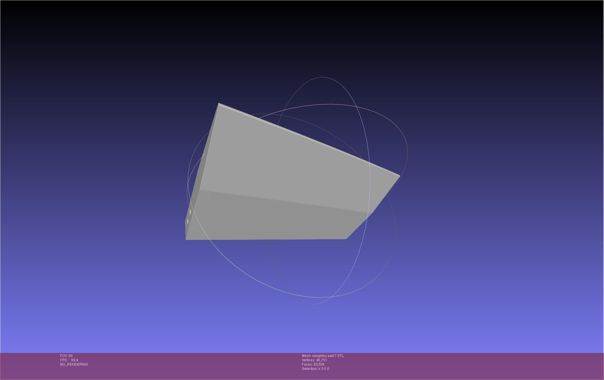 Bleach Ichigo Zangetsu Shikai Sword 3D print model_88