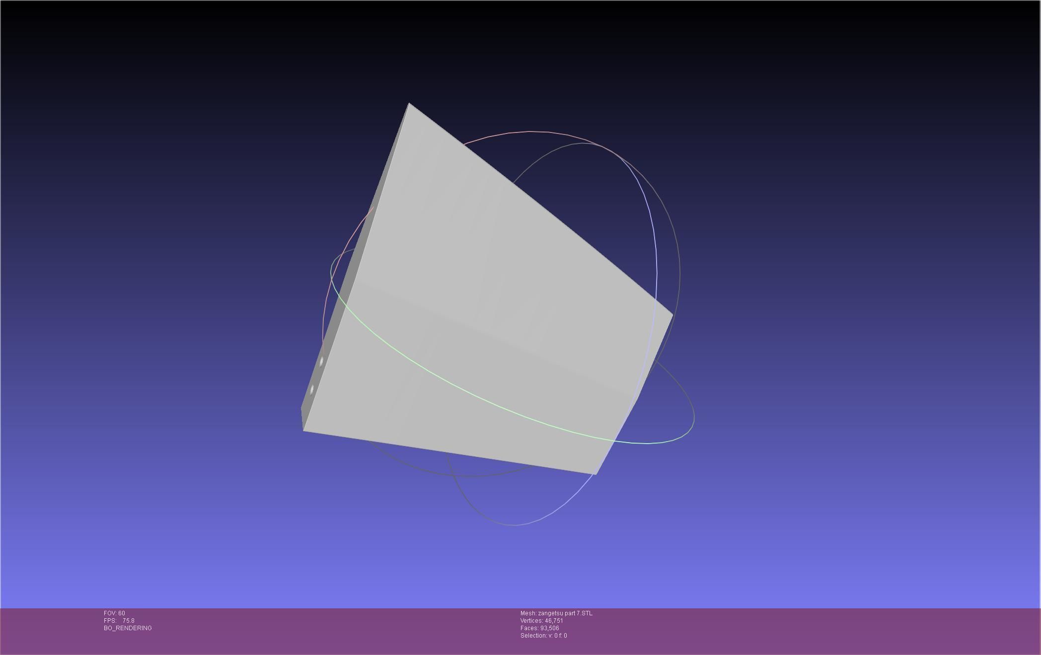 Bleach Ichigo Zangetsu Shikai Sword 3D print model_100