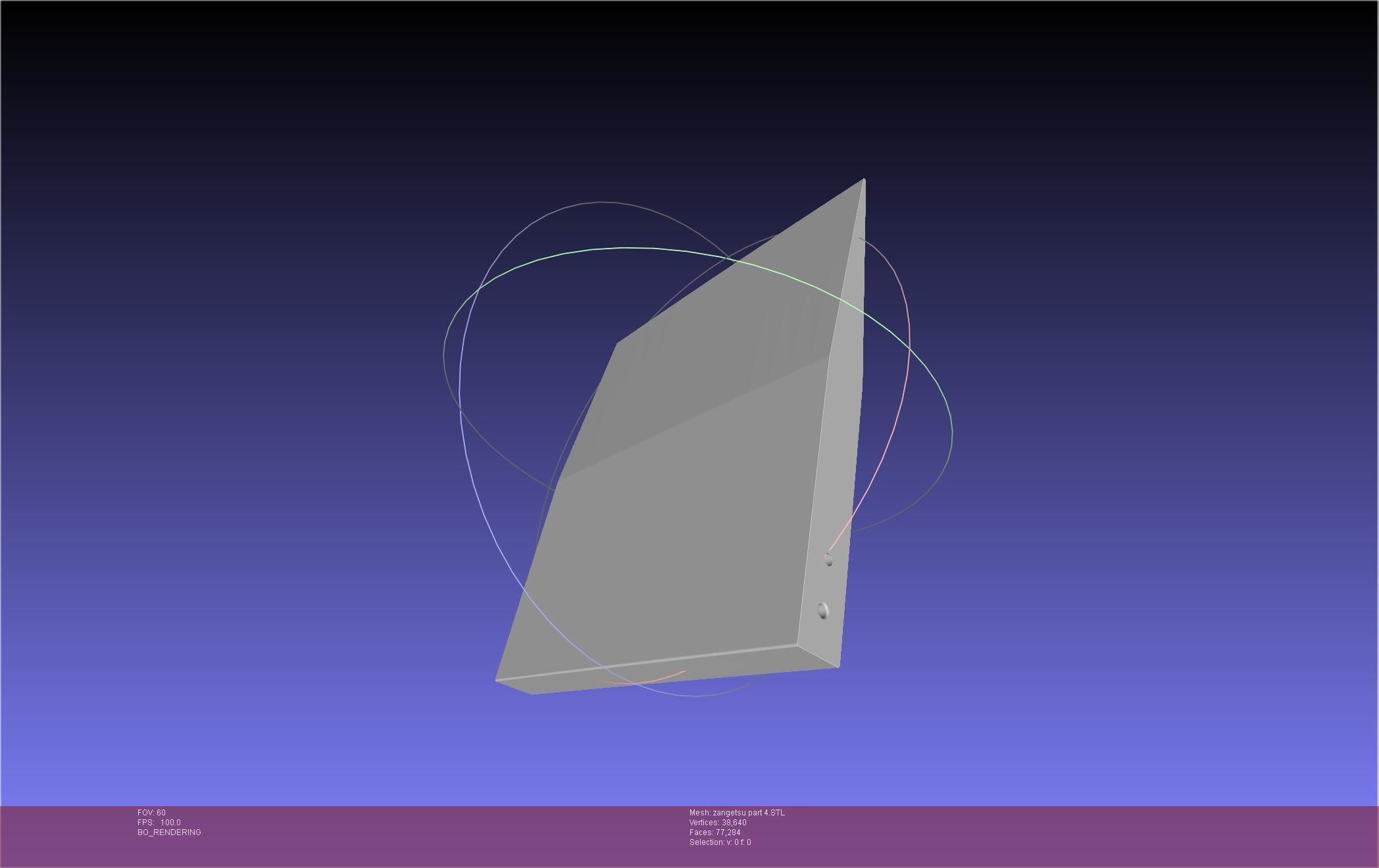 Bleach Ichigo Zangetsu Shikai Sword 3D print model_61