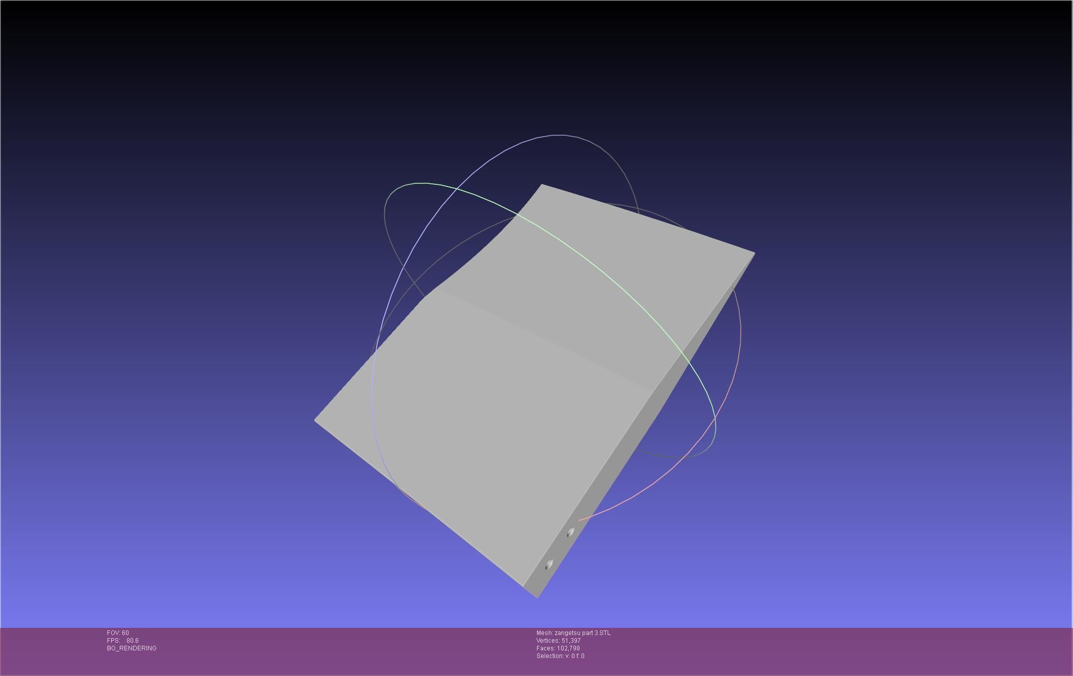 Bleach Ichigo Zangetsu Shikai Sword 3D print model_53