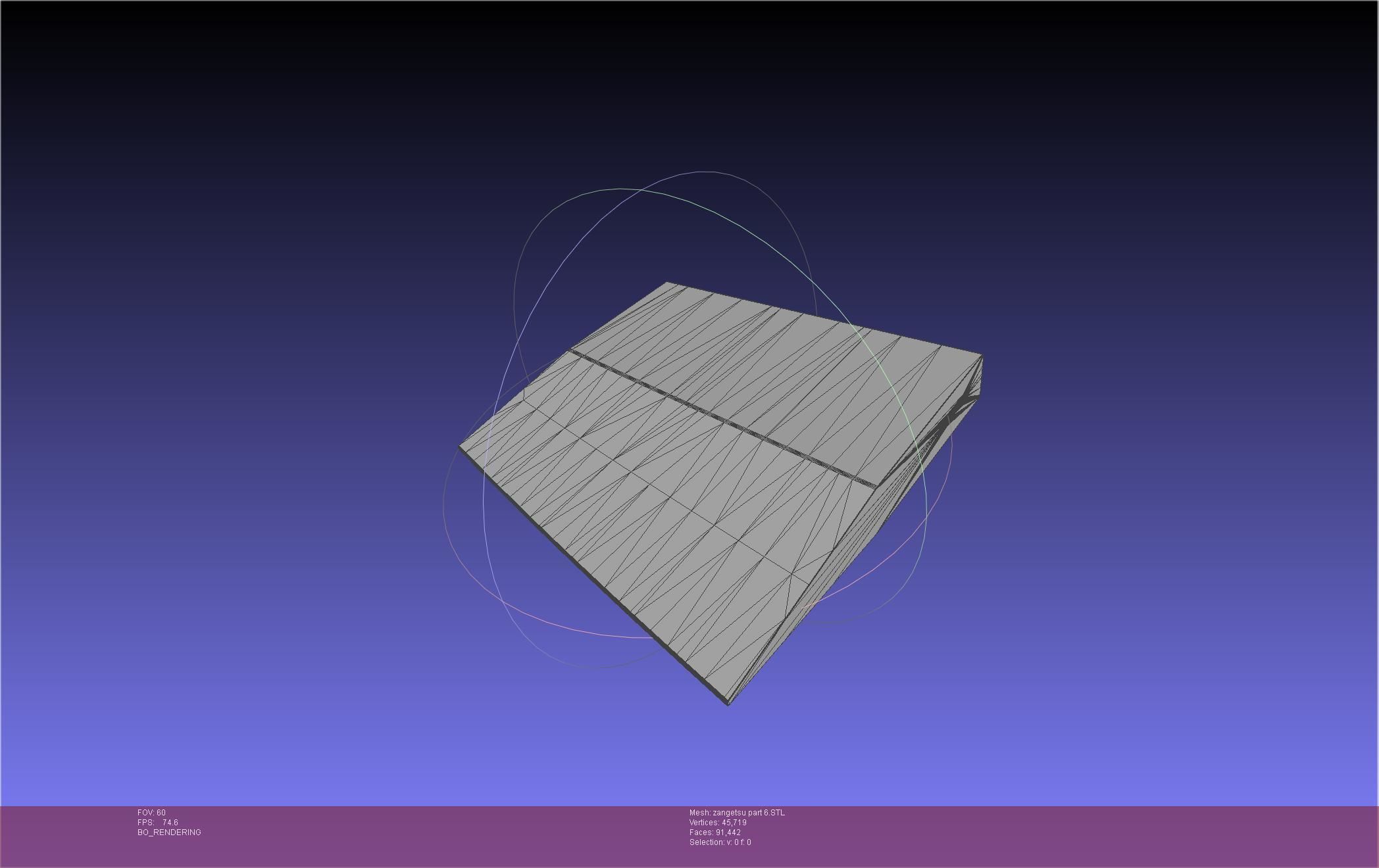 Bleach Ichigo Zangetsu Shikai Sword 3D print model_86