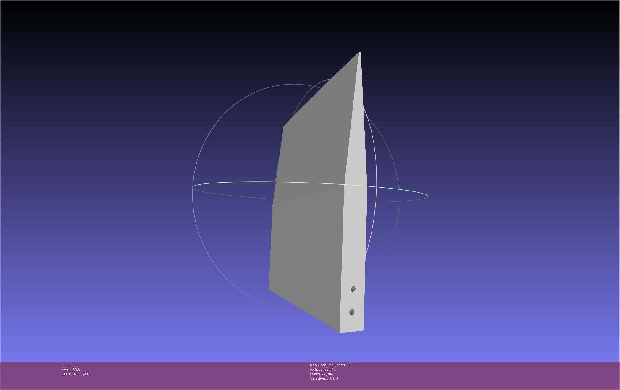 Bleach Ichigo Zangetsu Shikai Sword 3D print model_59