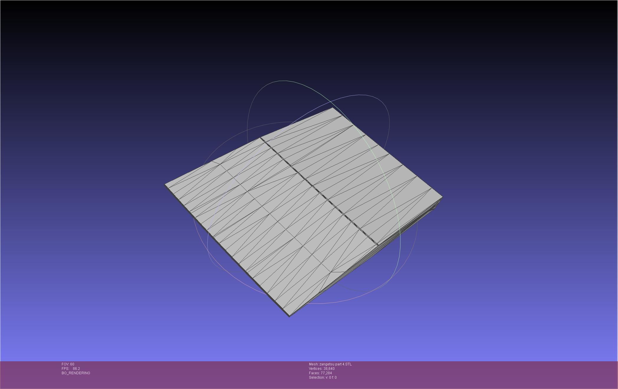 Bleach Ichigo Zangetsu Shikai Sword 3D print model_67