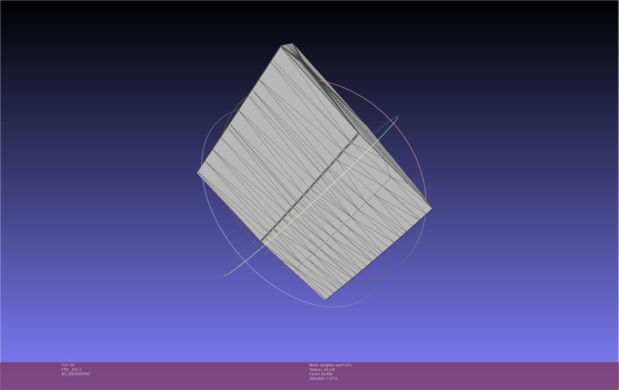 Bleach Ichigo Zangetsu Shikai Sword 3D print model_75