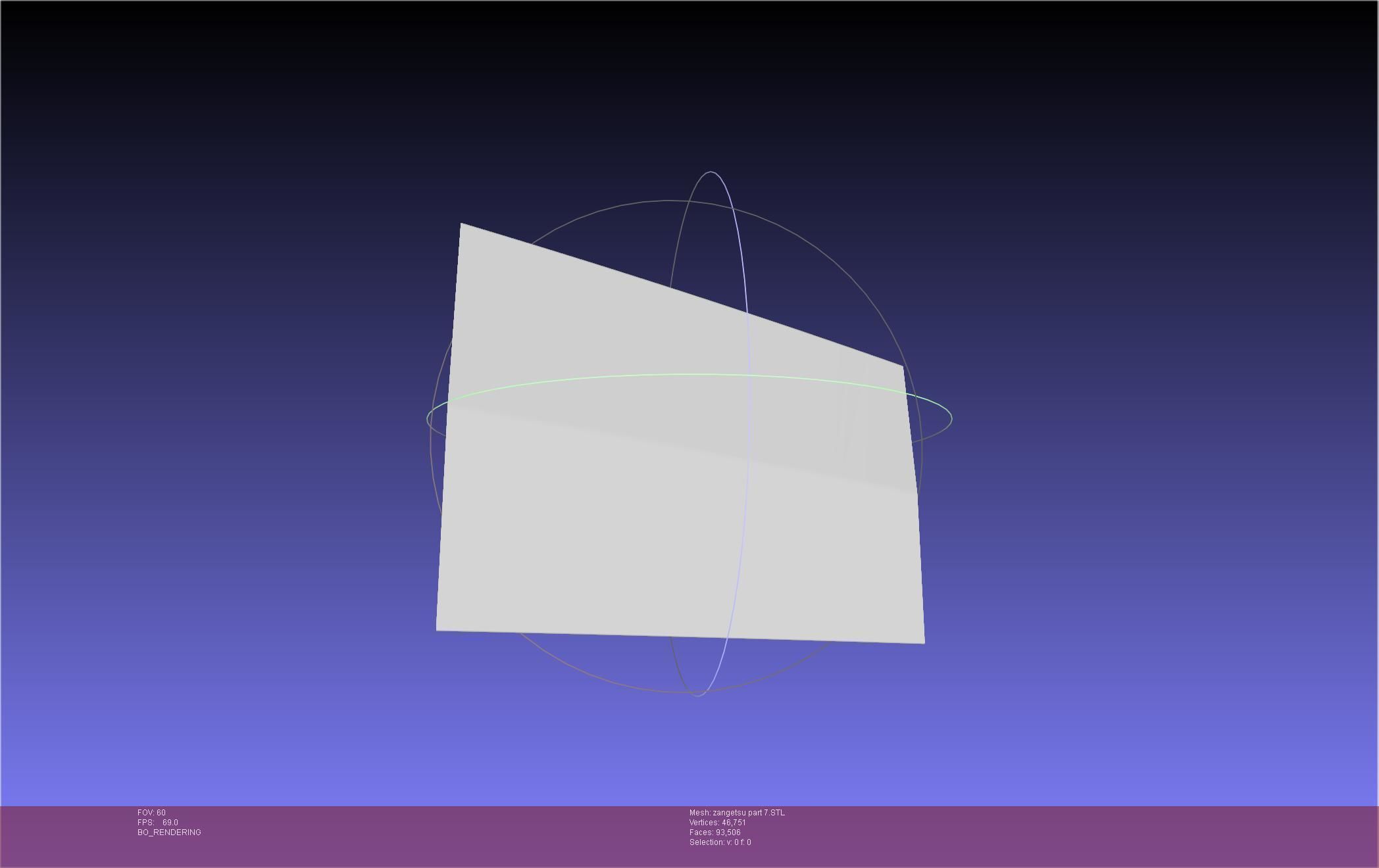 Bleach Ichigo Zangetsu Shikai Sword 3D print model_92