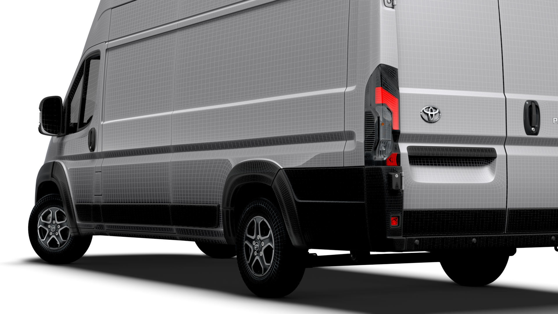 Toyota ProAce Max Electric Van L4H3 2024 3D model_14