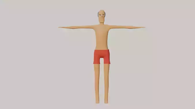 Low Poly Old Man