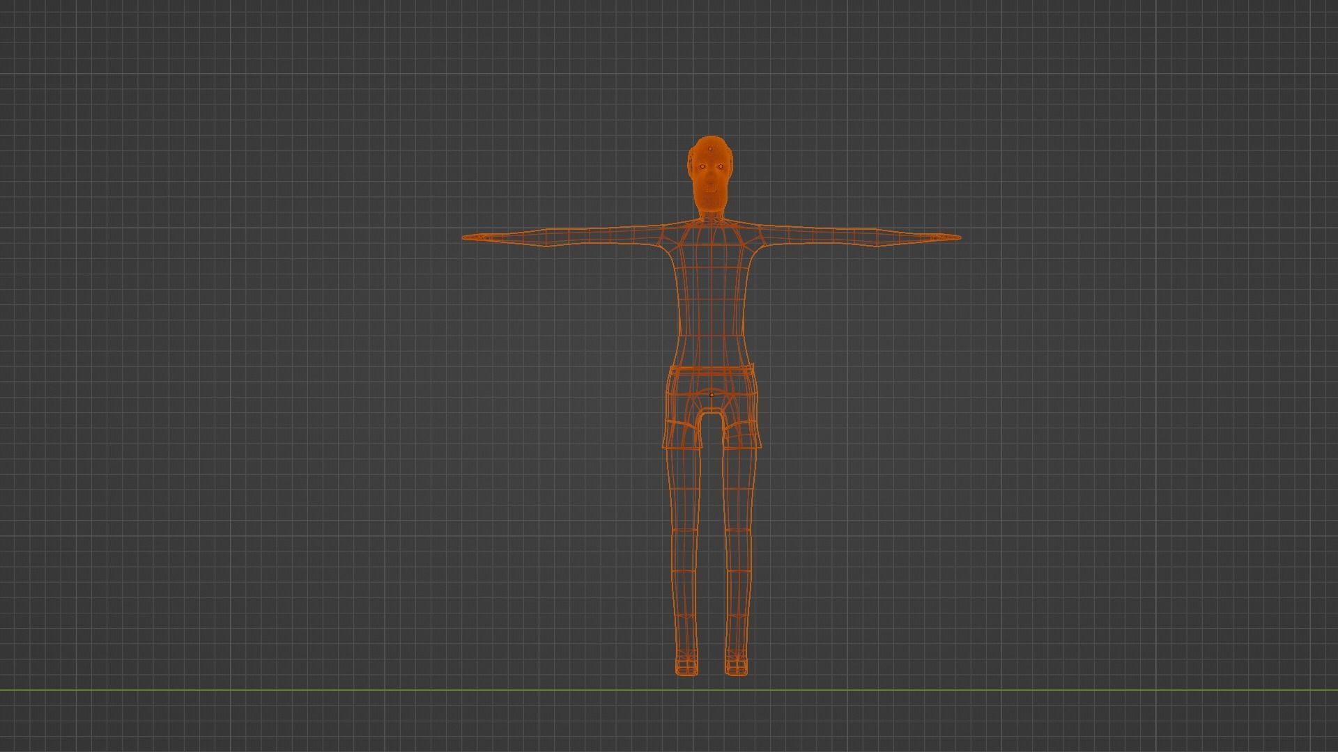 Low Poly Old Man 3D model_5