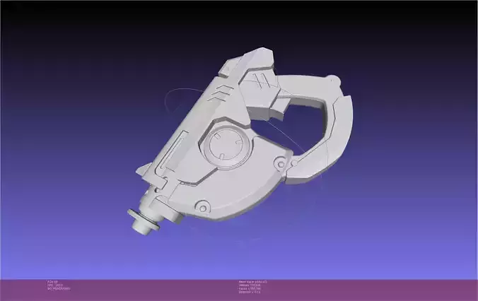 Overwatch Tracer Pulse Pistol 3D model