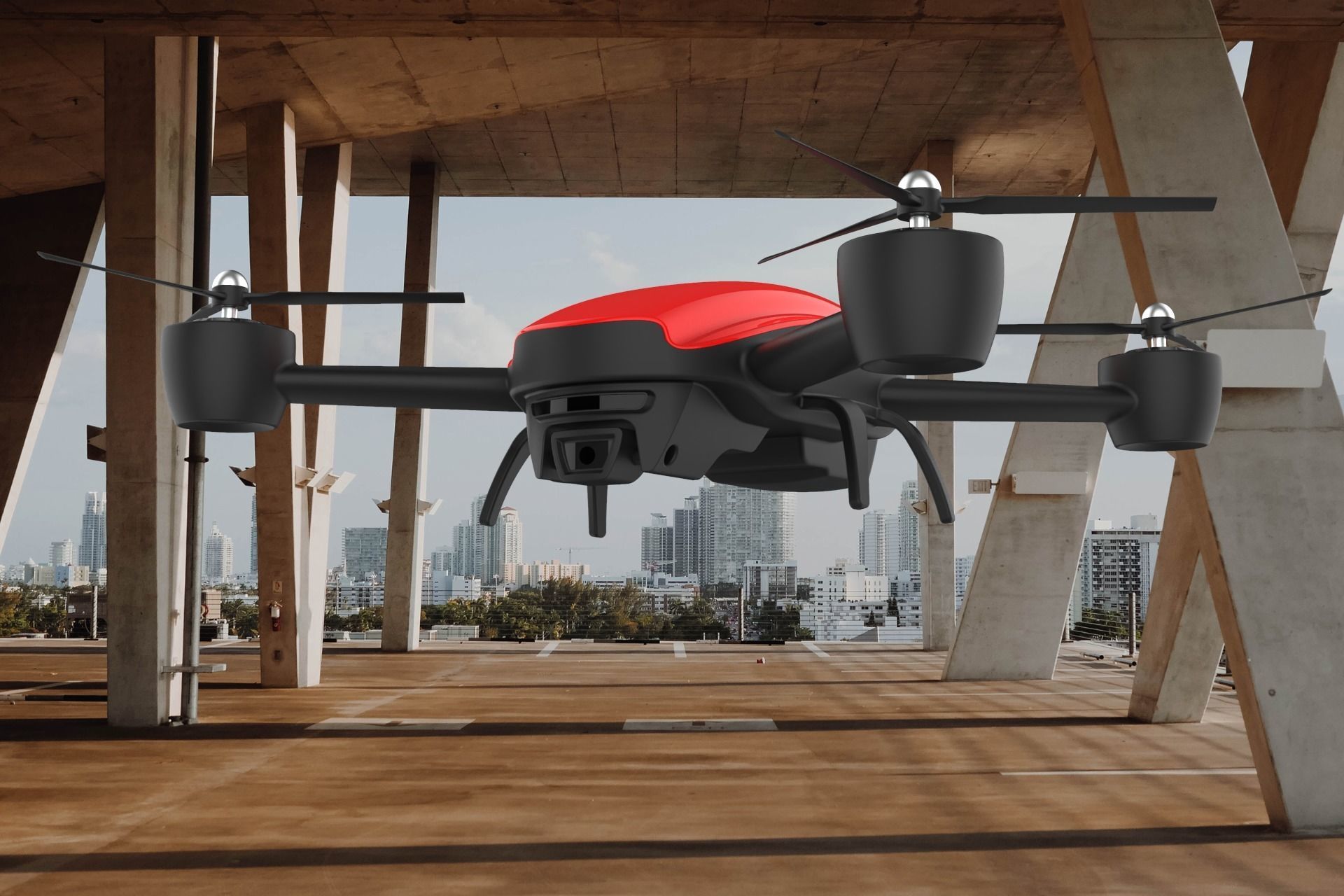 Concept Drone 3D model_7