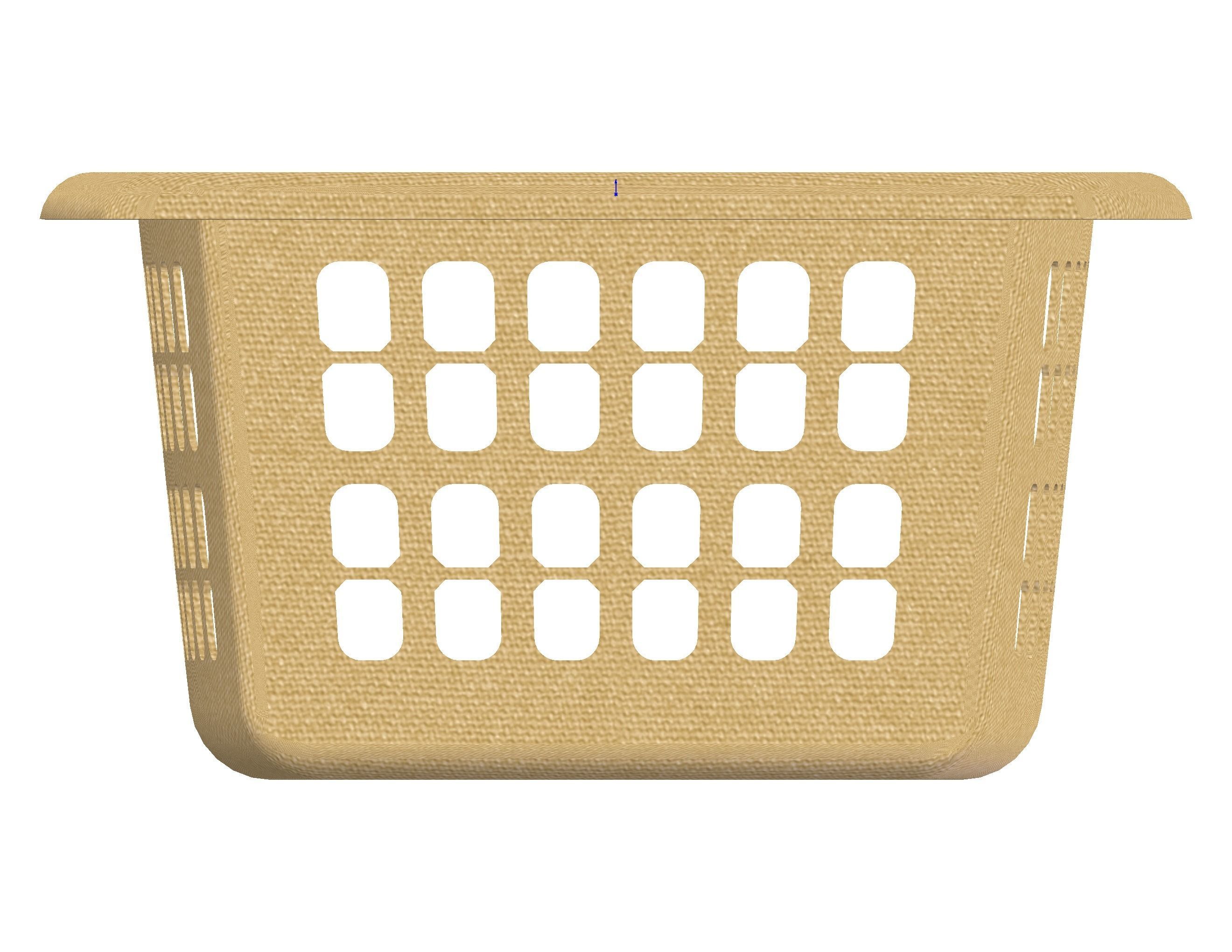 Multi-Purpose Home Storage Basket 65CM Width 3D model_33