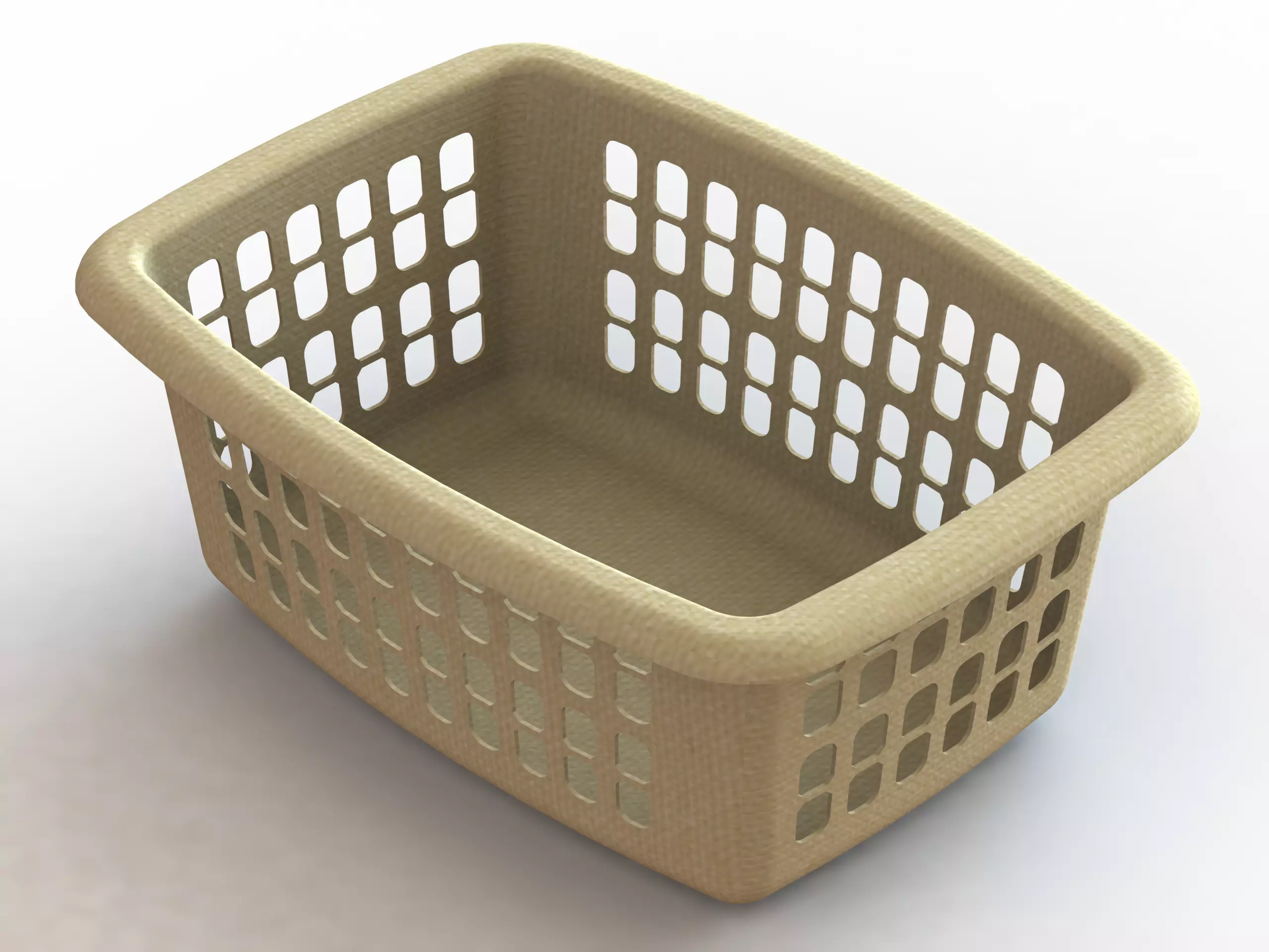Multi-Purpose Home Storage Basket 65CM Width 3D model_0