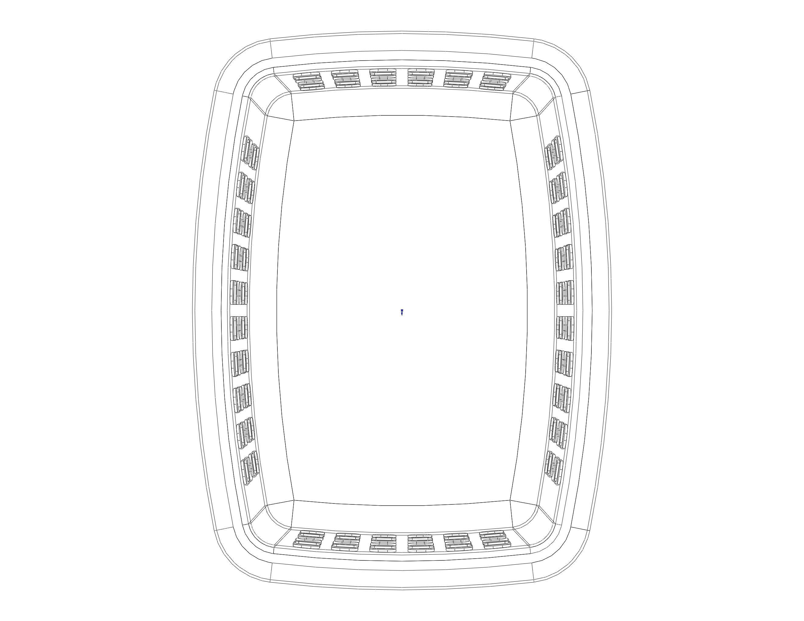 Multi-Purpose Home Storage Basket 65CM Width 3D model_40