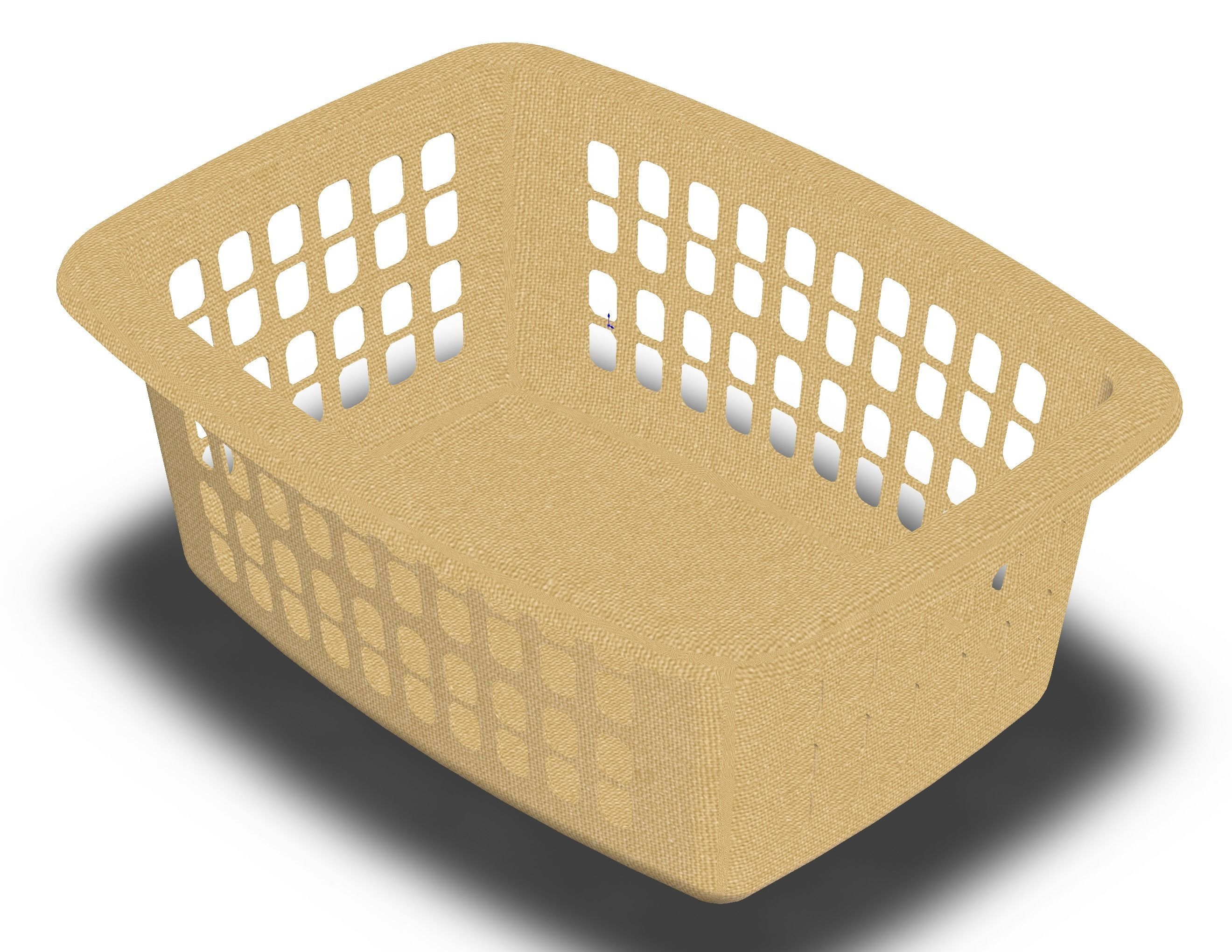 Multi-Purpose Home Storage Basket 65CM Width 3D model_9