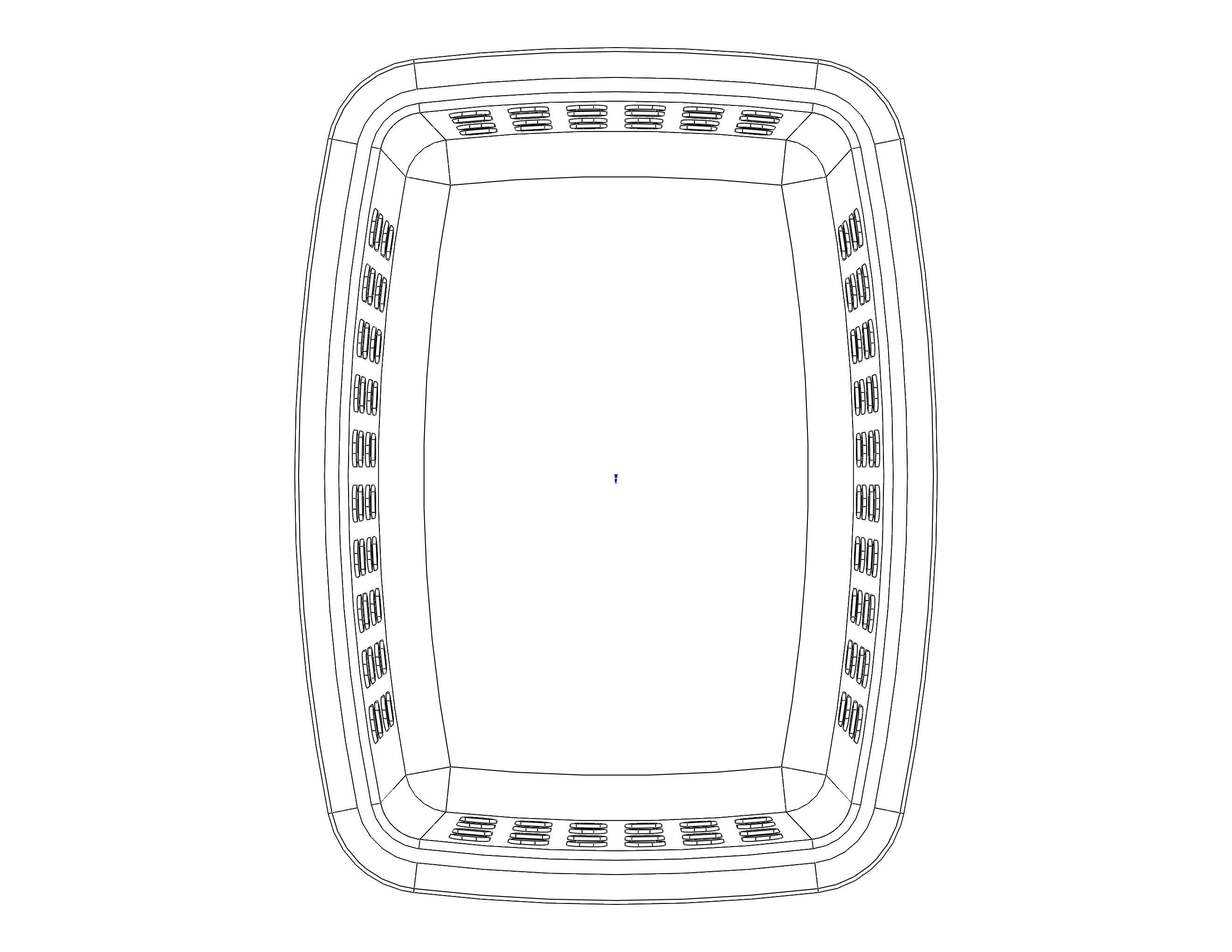 Multi-Purpose Home Storage Basket 65CM Width 3D model_38
