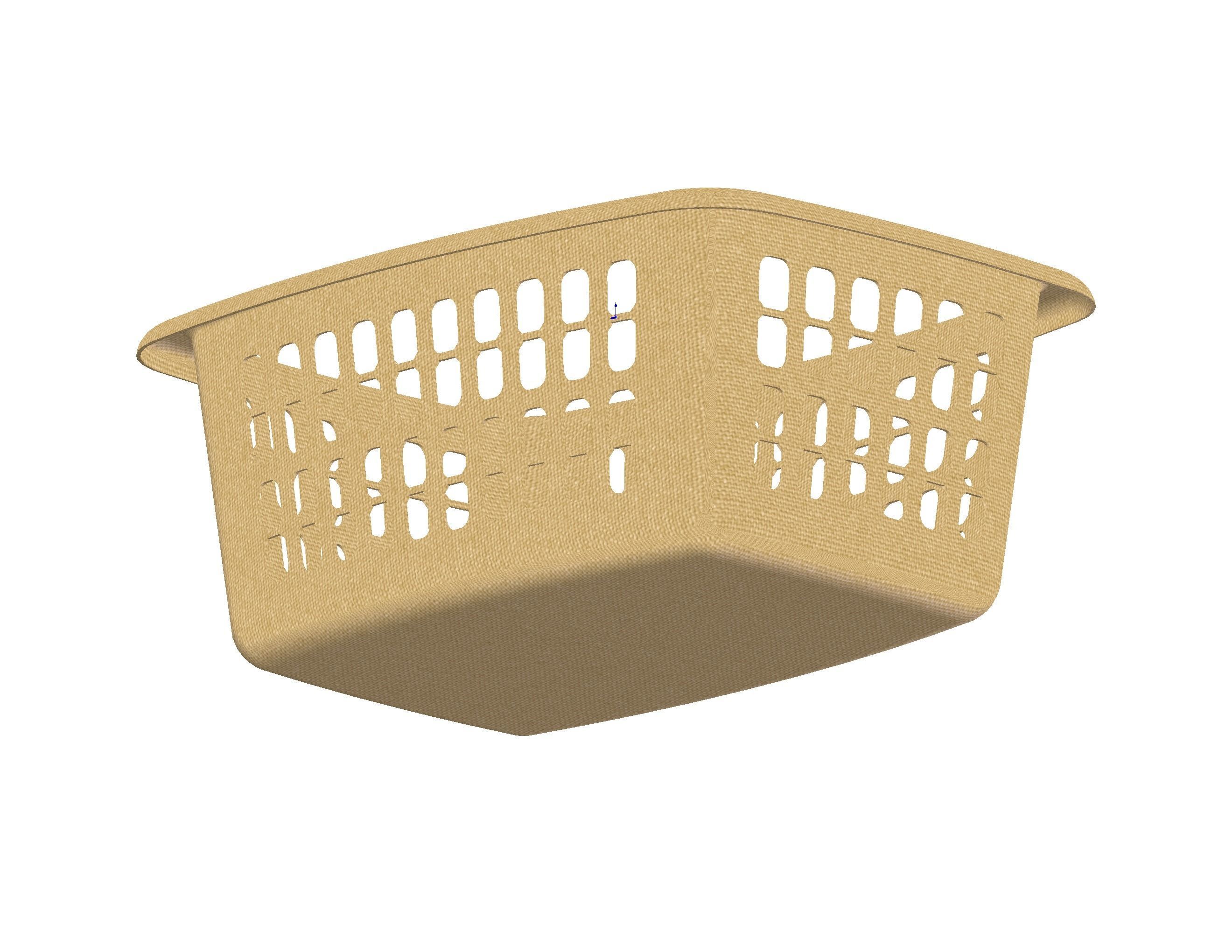 Multi-Purpose Home Storage Basket 65CM Width 3D model_37