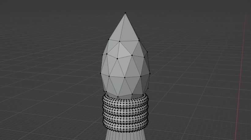 Stupa 3D Model - Blender Cycles Render Low-poly 3D model_5
