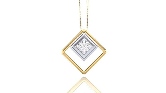 couple pendant 3D print model