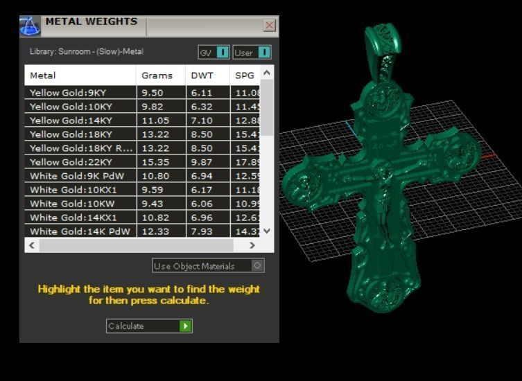 Grand Cross with Jesus 3D print model_8