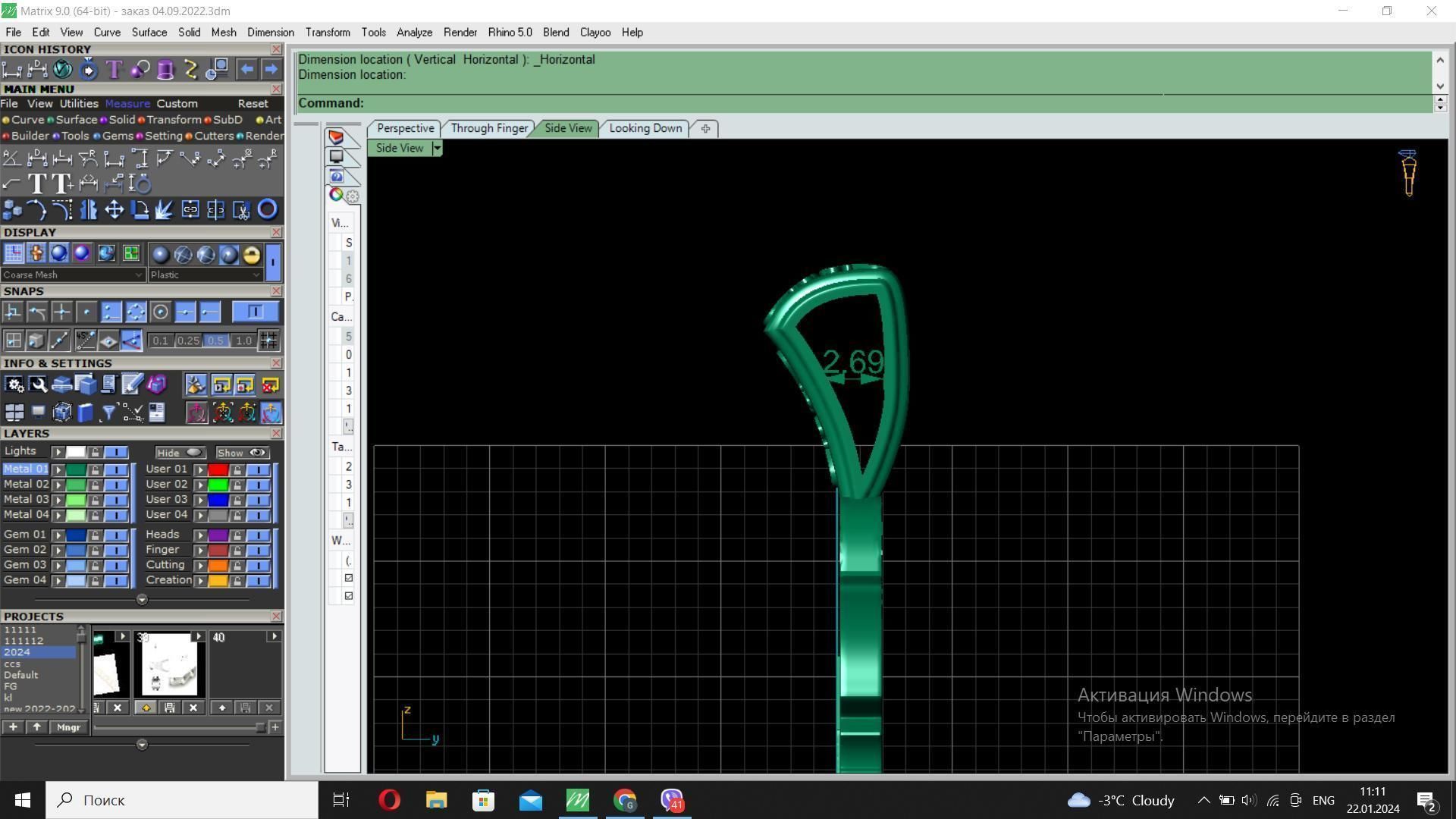 Grand Cross with Jesus 3D print model_6